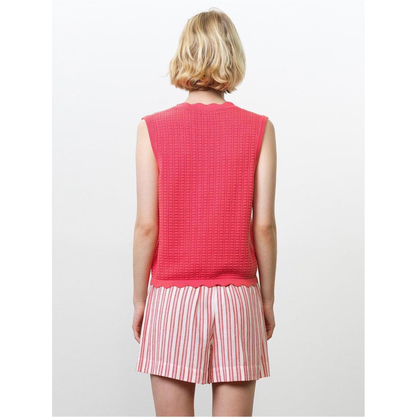 Fuschia Pink - French Connection - Women's Knitted Top - 5