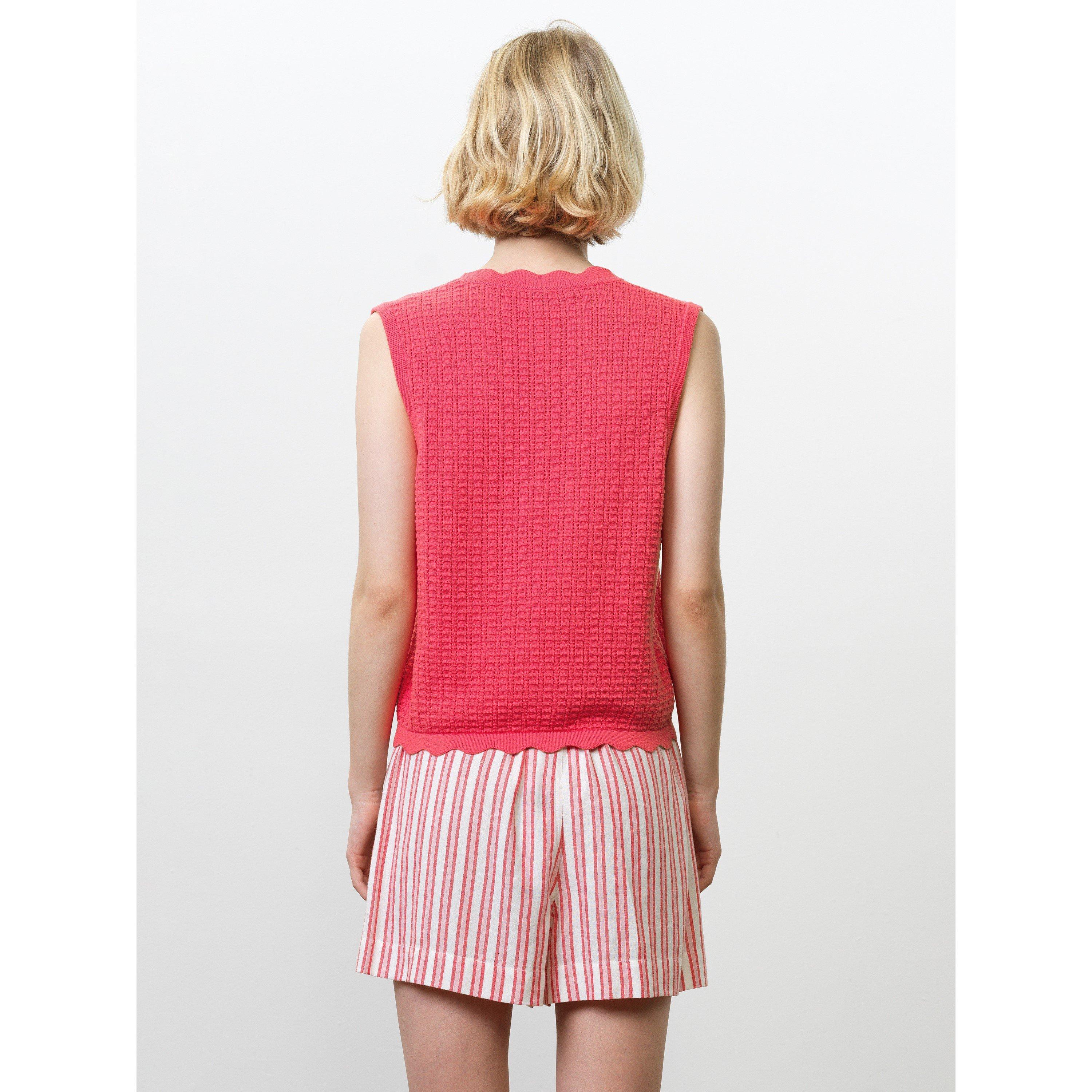 Fuschia Pink - French Connection - Women's Knitted Top - 6