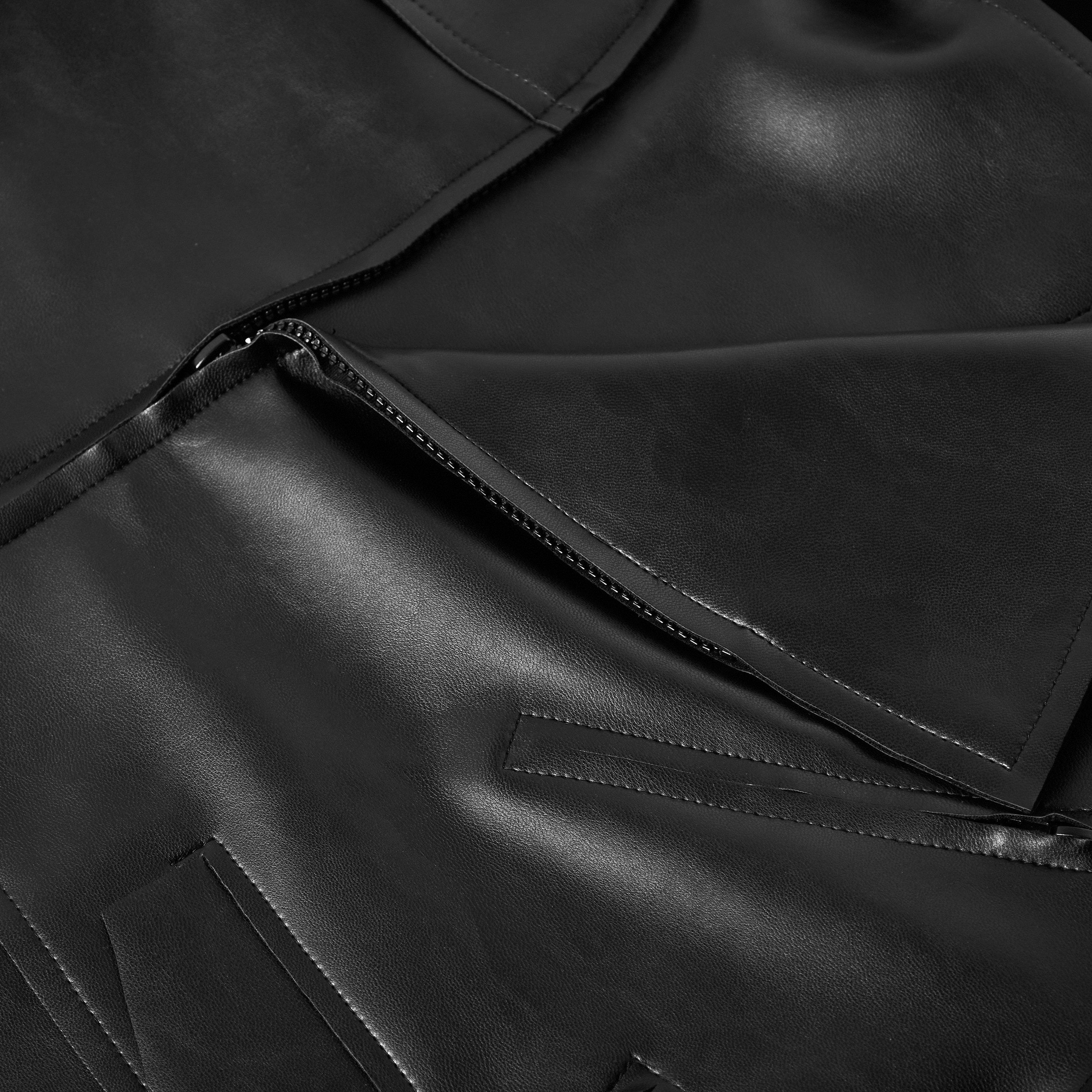 Black - Norma Kamali - Women's Moto Bomber Jacket - 3