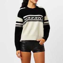 Marant Etoile Callie Flash Logo-Intarsia Jumper