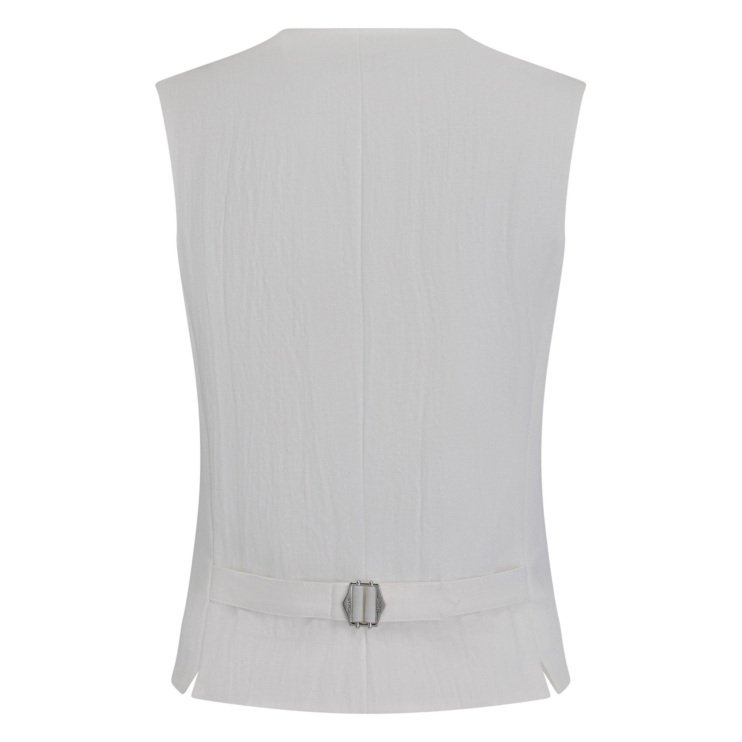 Ivory - DKNY - DKNY Waistcoat Ld62 - 2