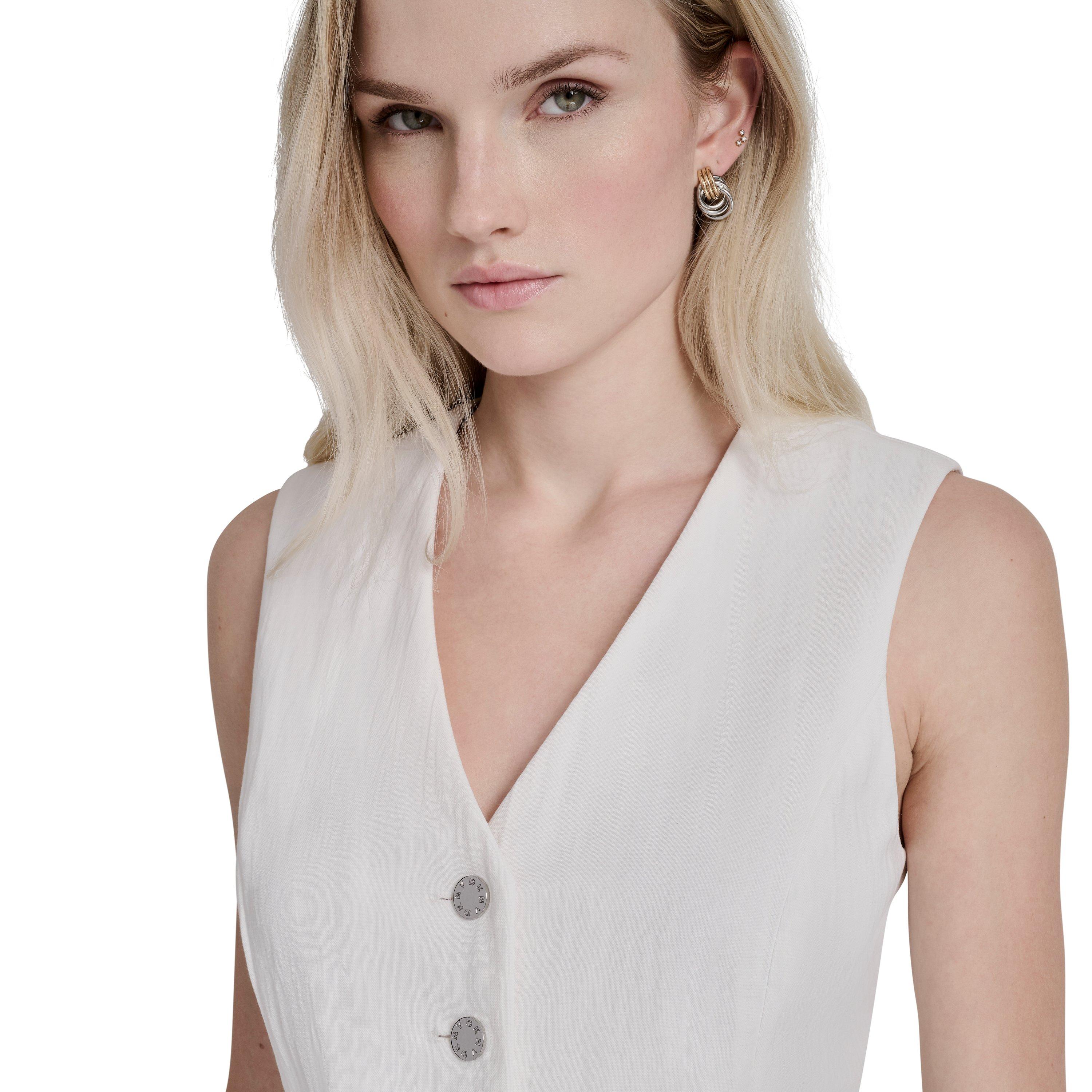Ivory - DKNY - DKNY Waistcoat Ld62 - 7