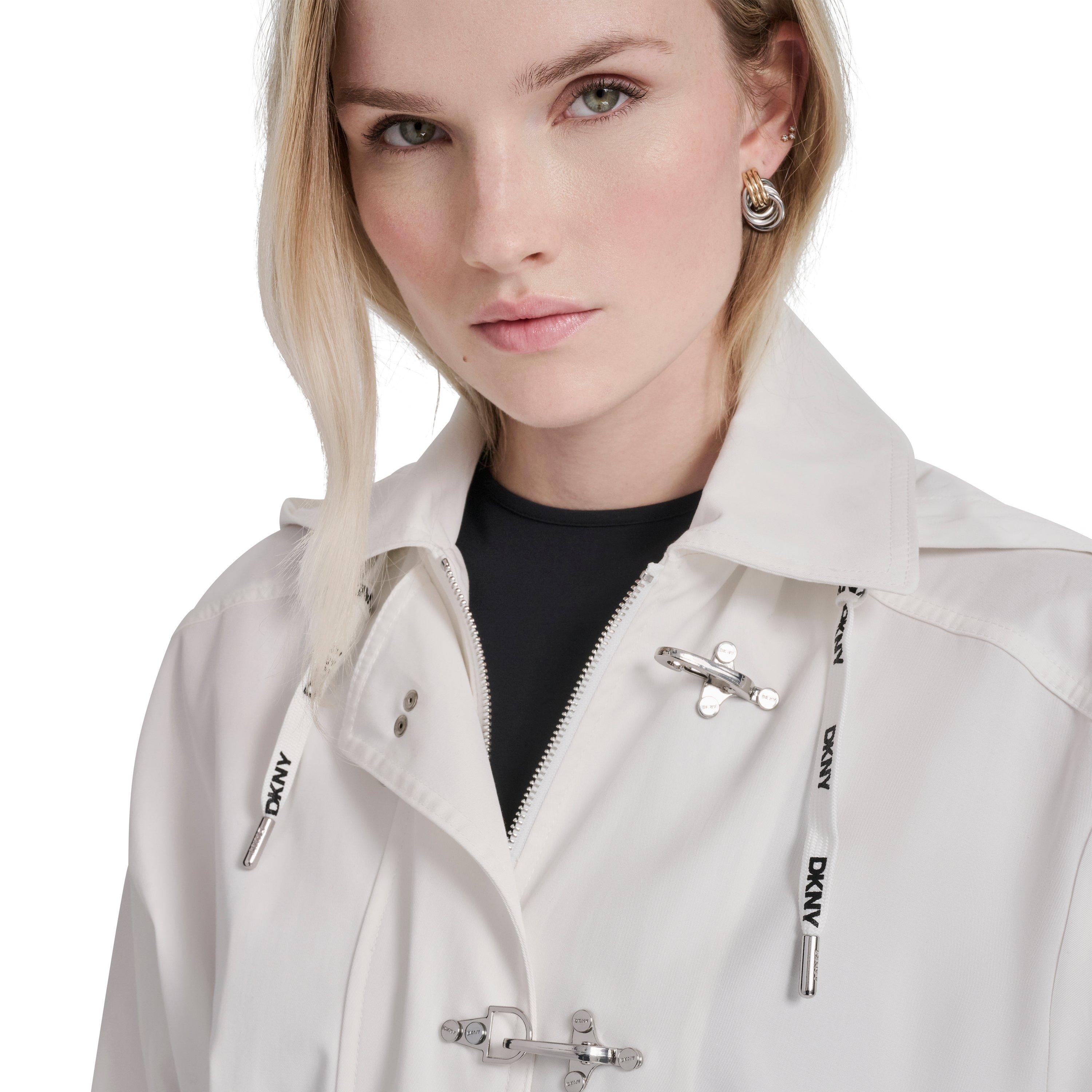 Ivory - DKNY - DKNY Rain Jacket Ld62 - 5