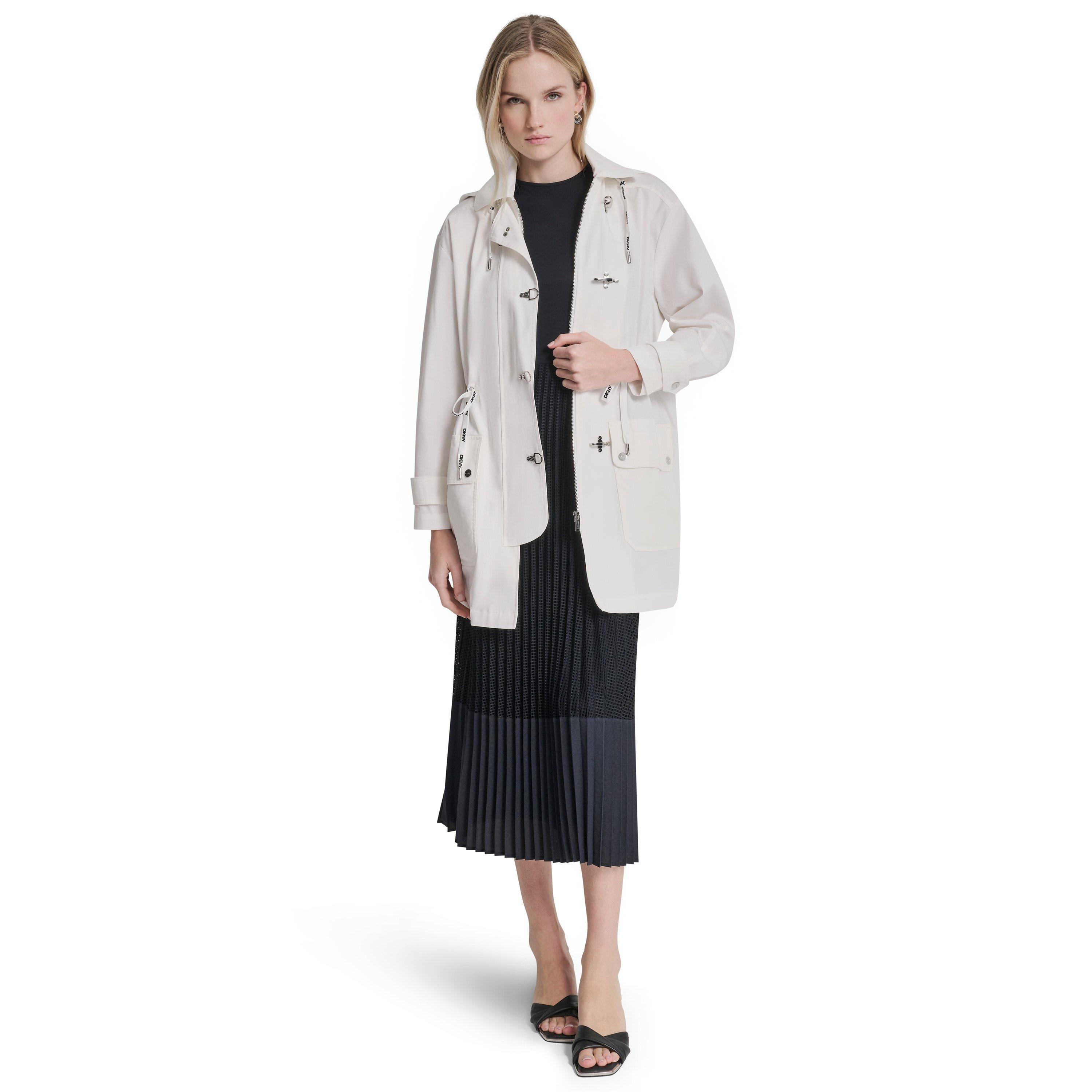 Ivory - DKNY - DKNY Rain Jacket Ld62 - 7