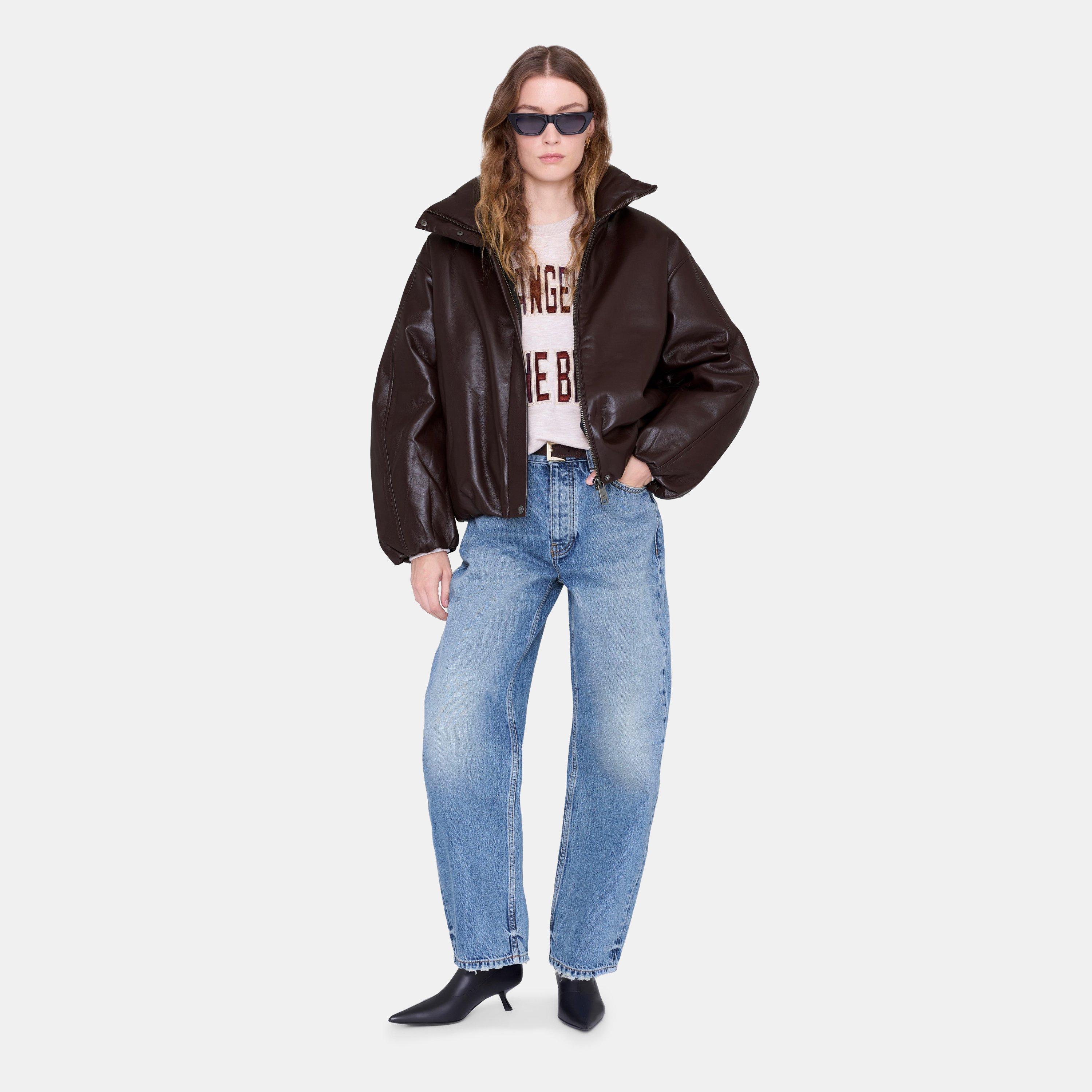 Deep Brown - Anine Bing - Womens Cyrus Jacket - 2