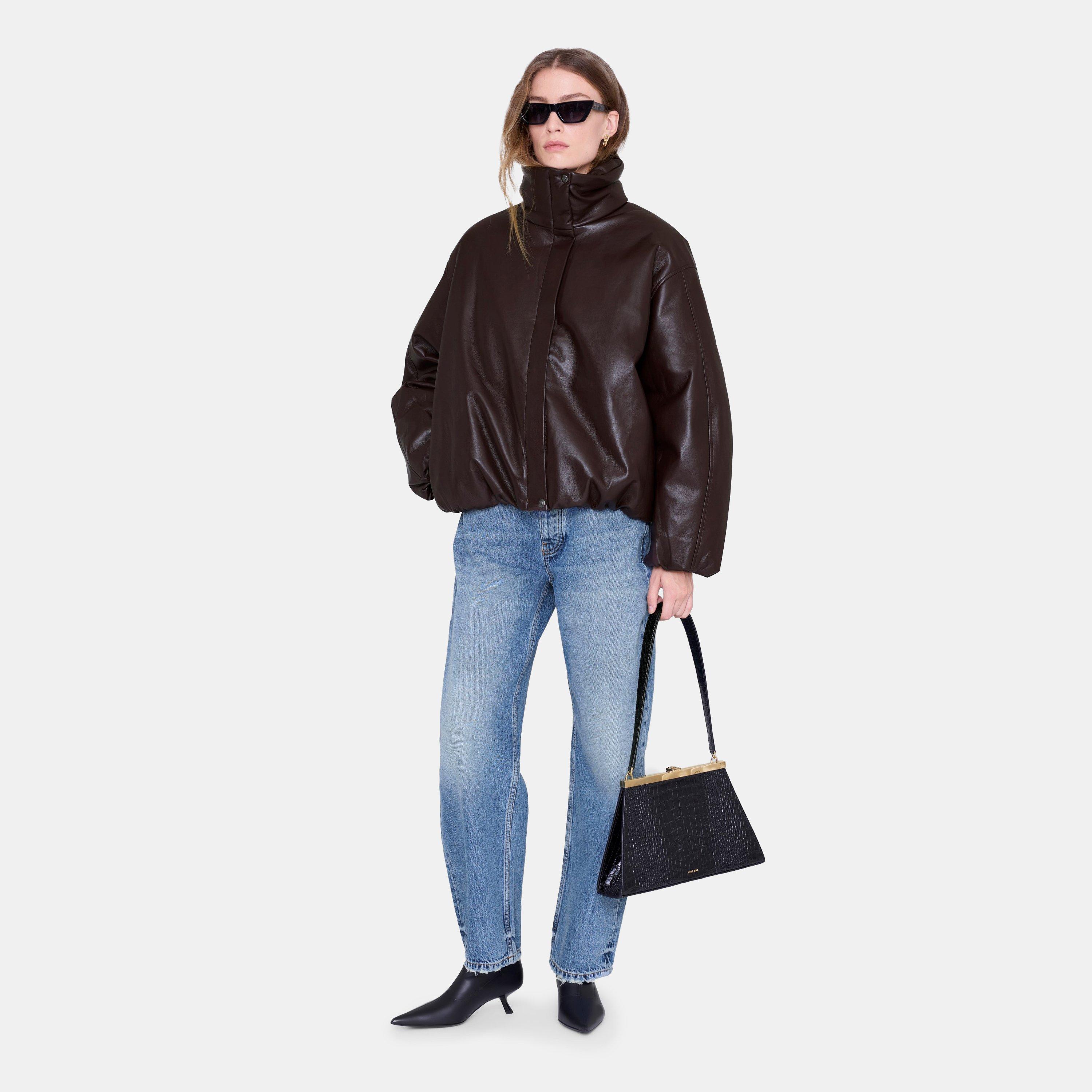 Deep Brown - Anine Bing - Womens Cyrus Jacket - 4