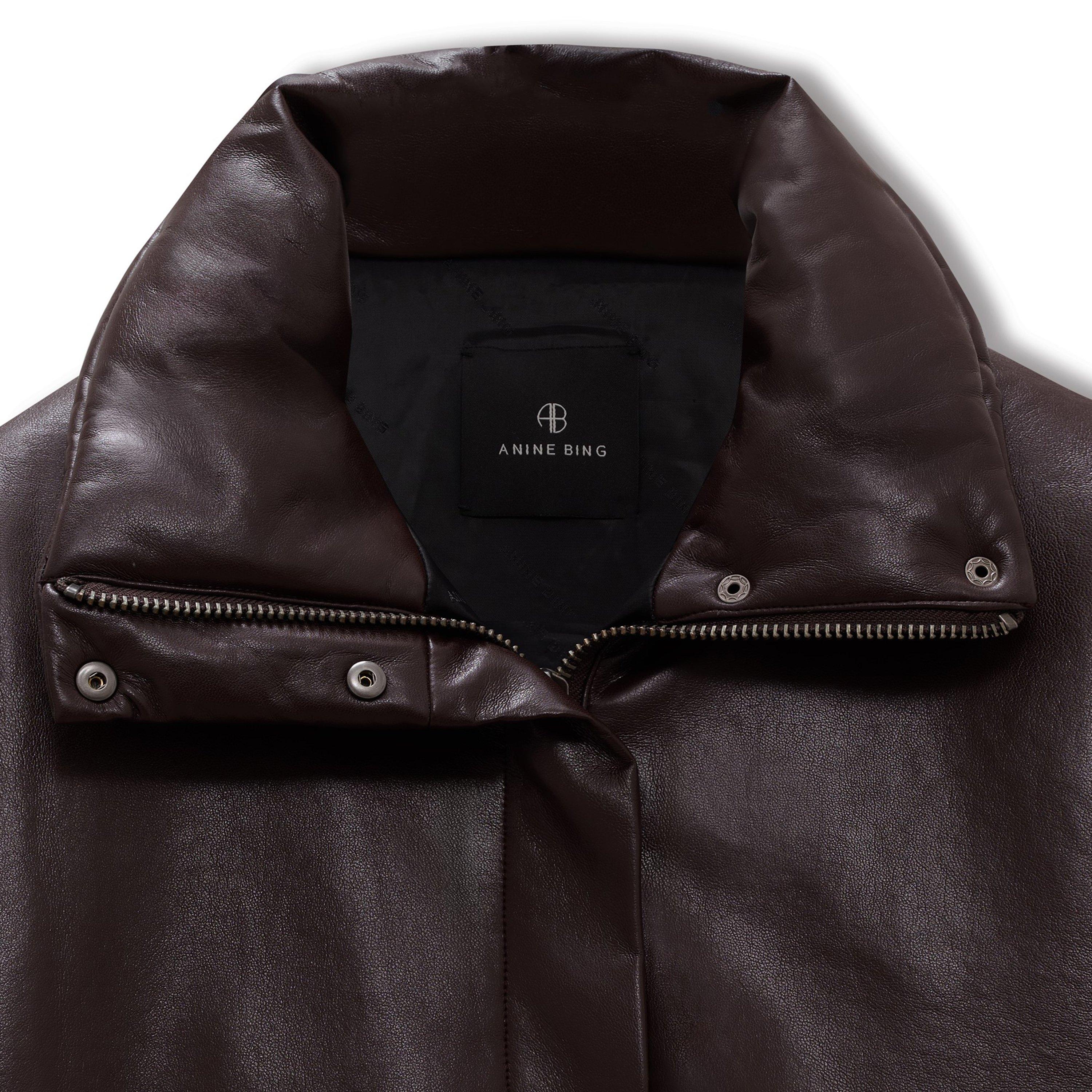 Deep Brown - Anine Bing - Womens Cyrus Jacket - 5