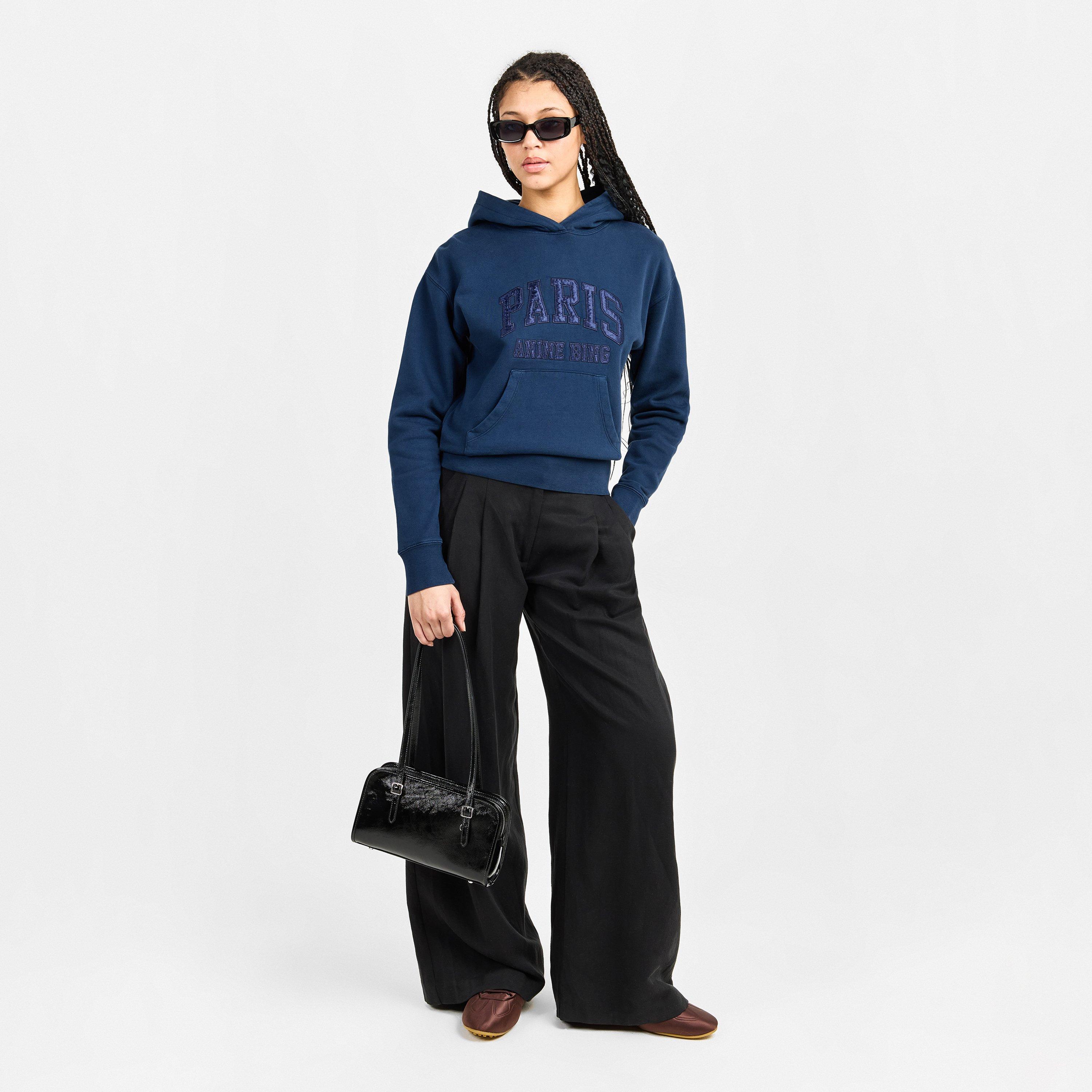 Washed Navy - Anine Bing - Anine Debbie Hoodie Ld62 - 6