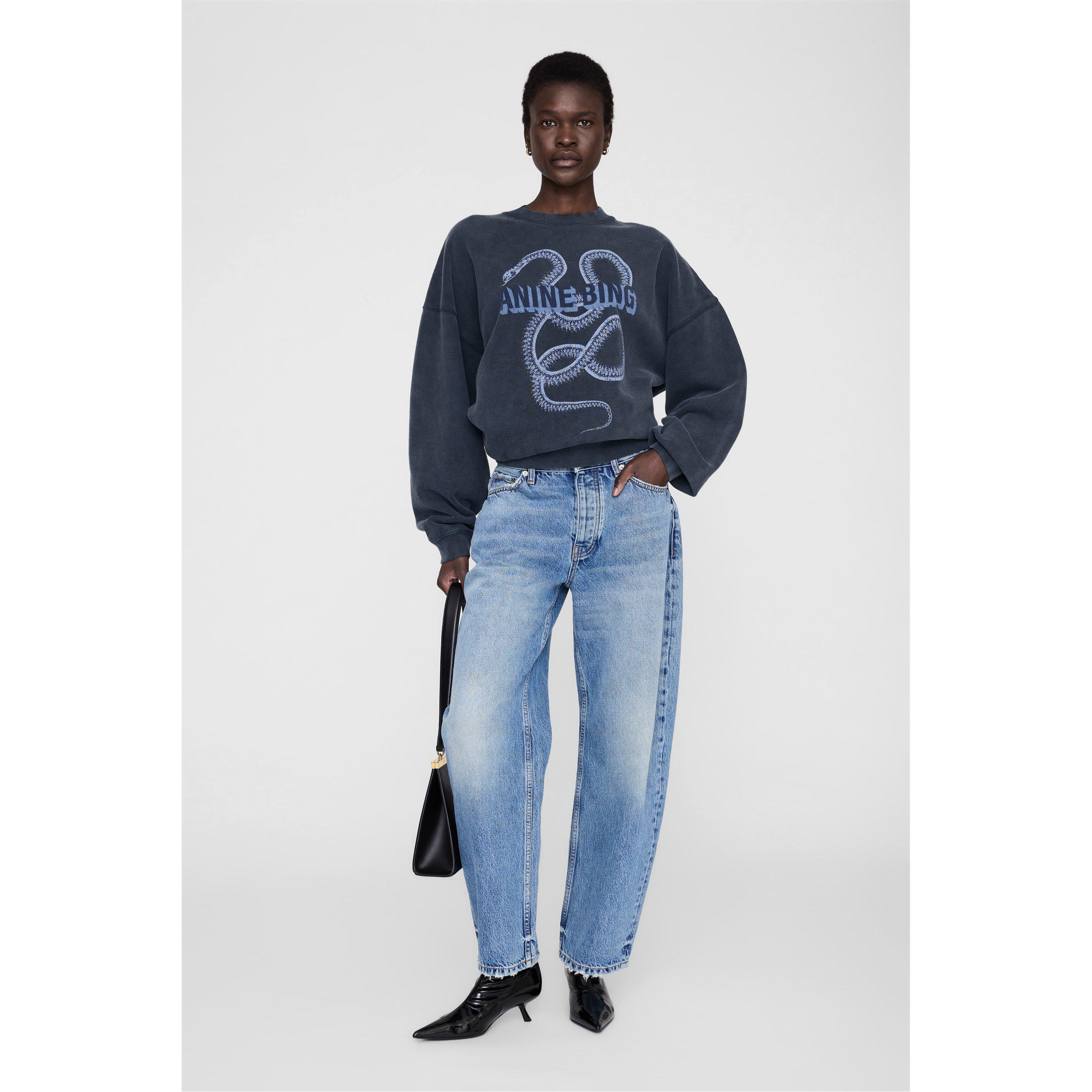 Washed Black - Anine Bing - Anine Harvey Crew Ld62 - 2