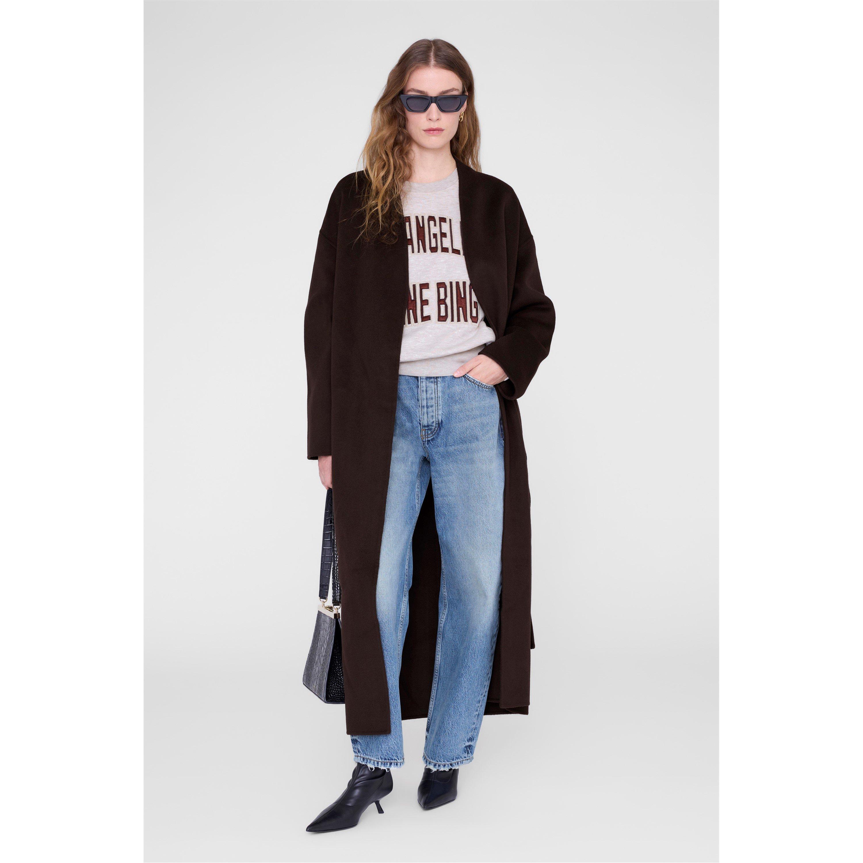 OATMEAL MELANGE - Anine Bing - Womens Harry Sweatshirt - 4