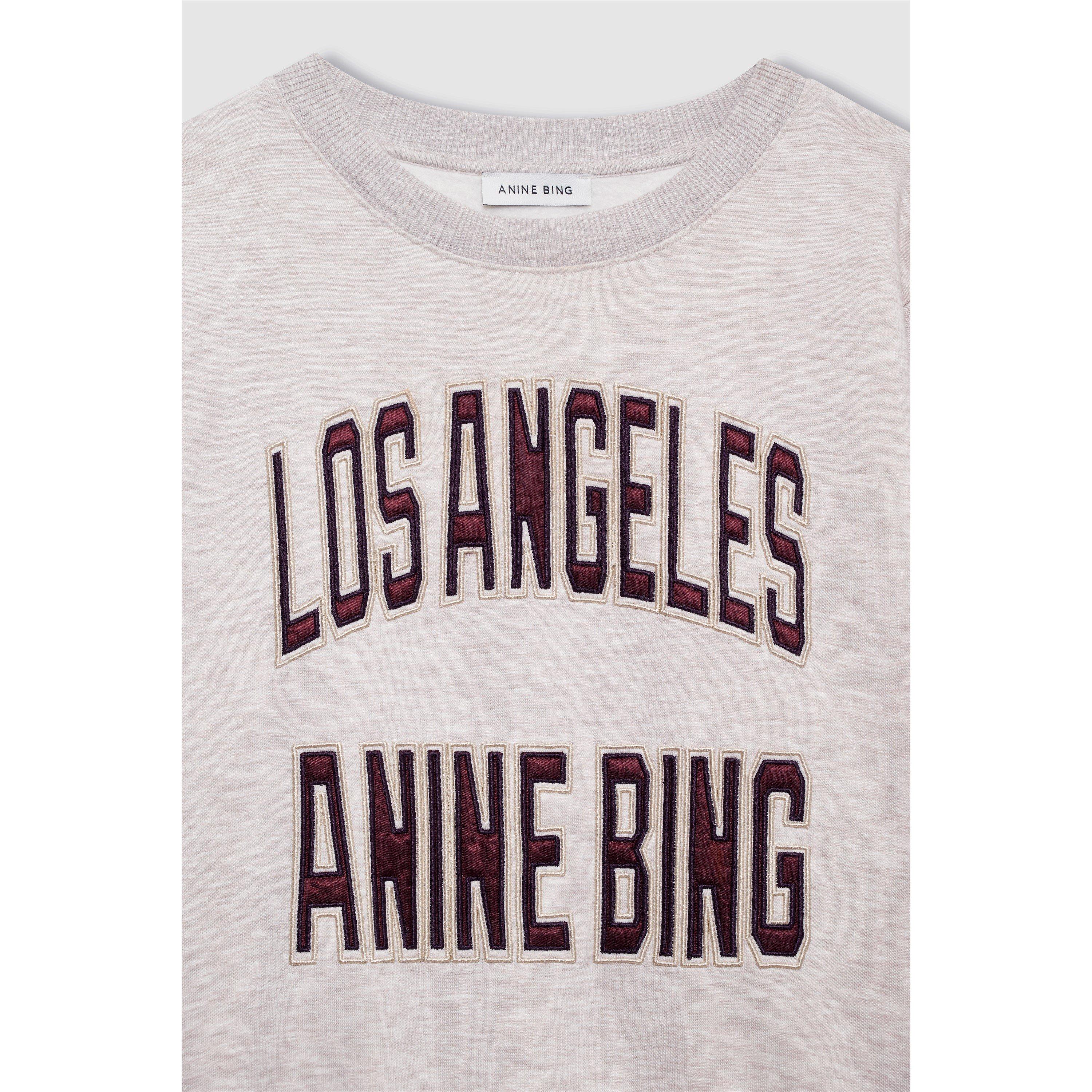 OATMEAL MELANGE - Anine Bing - Womens Harry Sweatshirt - 5