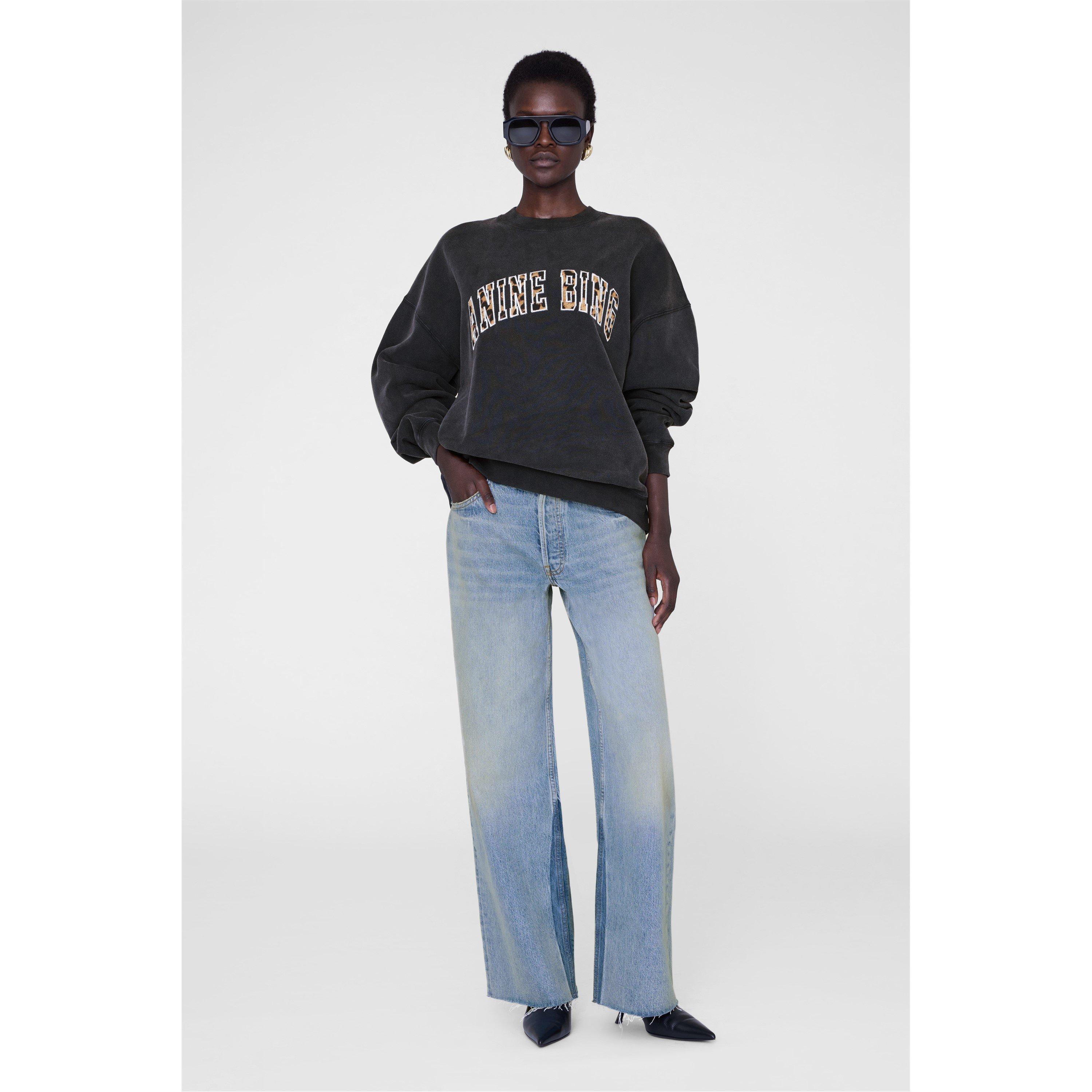 Black Leo - Anine Bing - Womens Miles Sweatshirt - 2