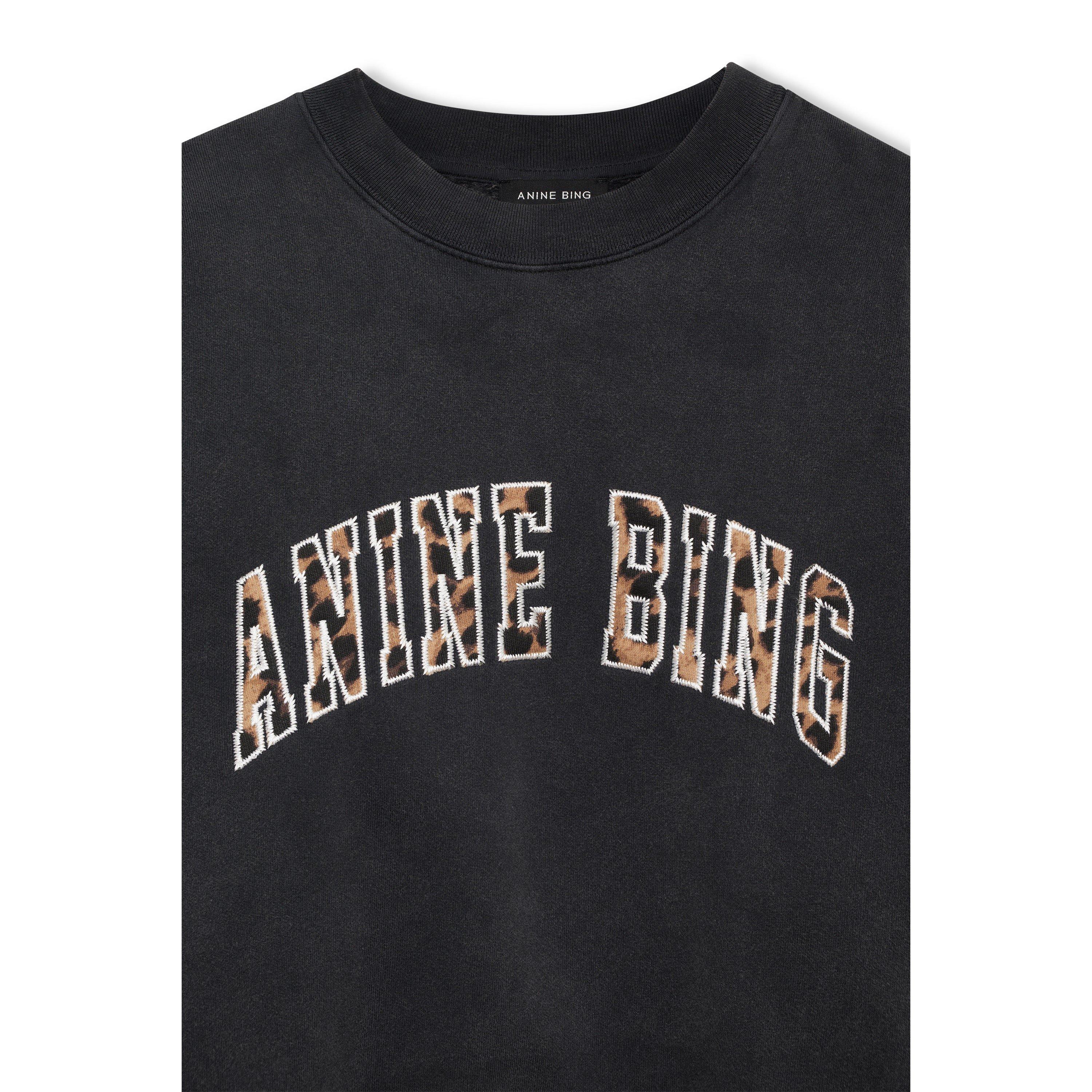 Black Leo - Anine Bing - Womens Miles Sweatshirt - 4