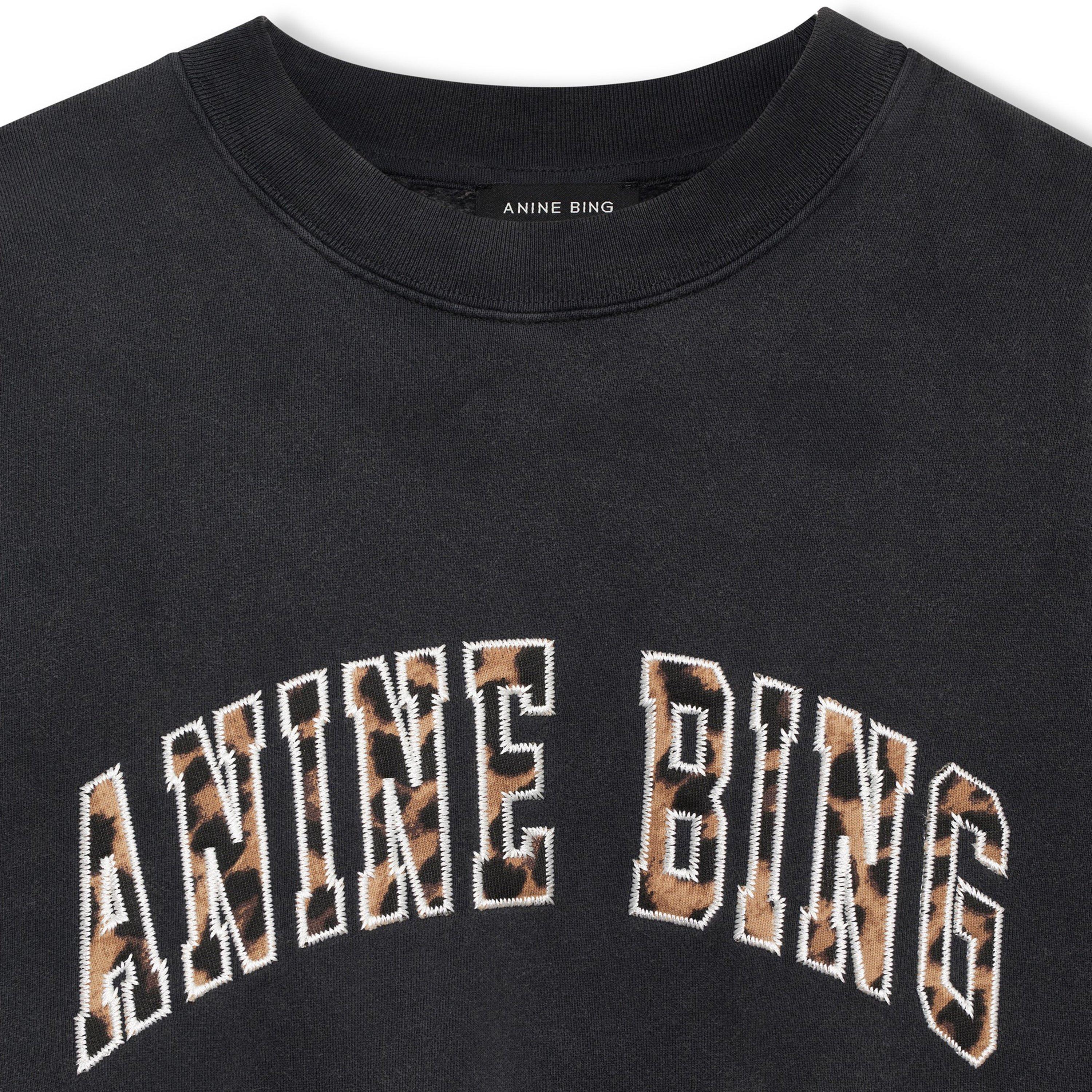 Black Leo - Anine Bing - Womens Miles Sweatshirt - 5