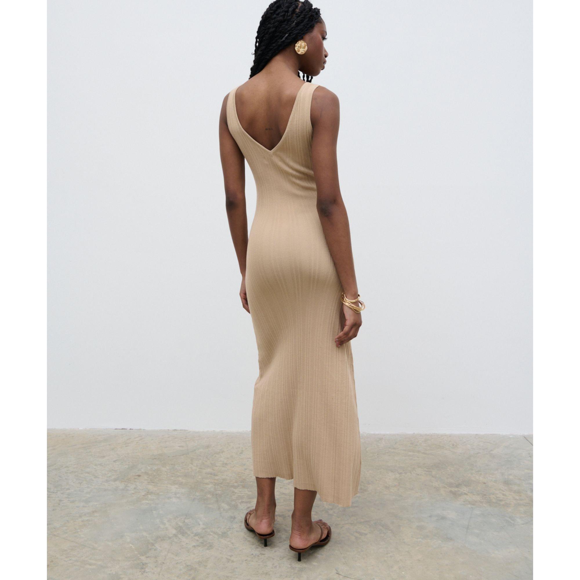 Beige - Pretty Lavish - Knitted Jumper Dresses - 3