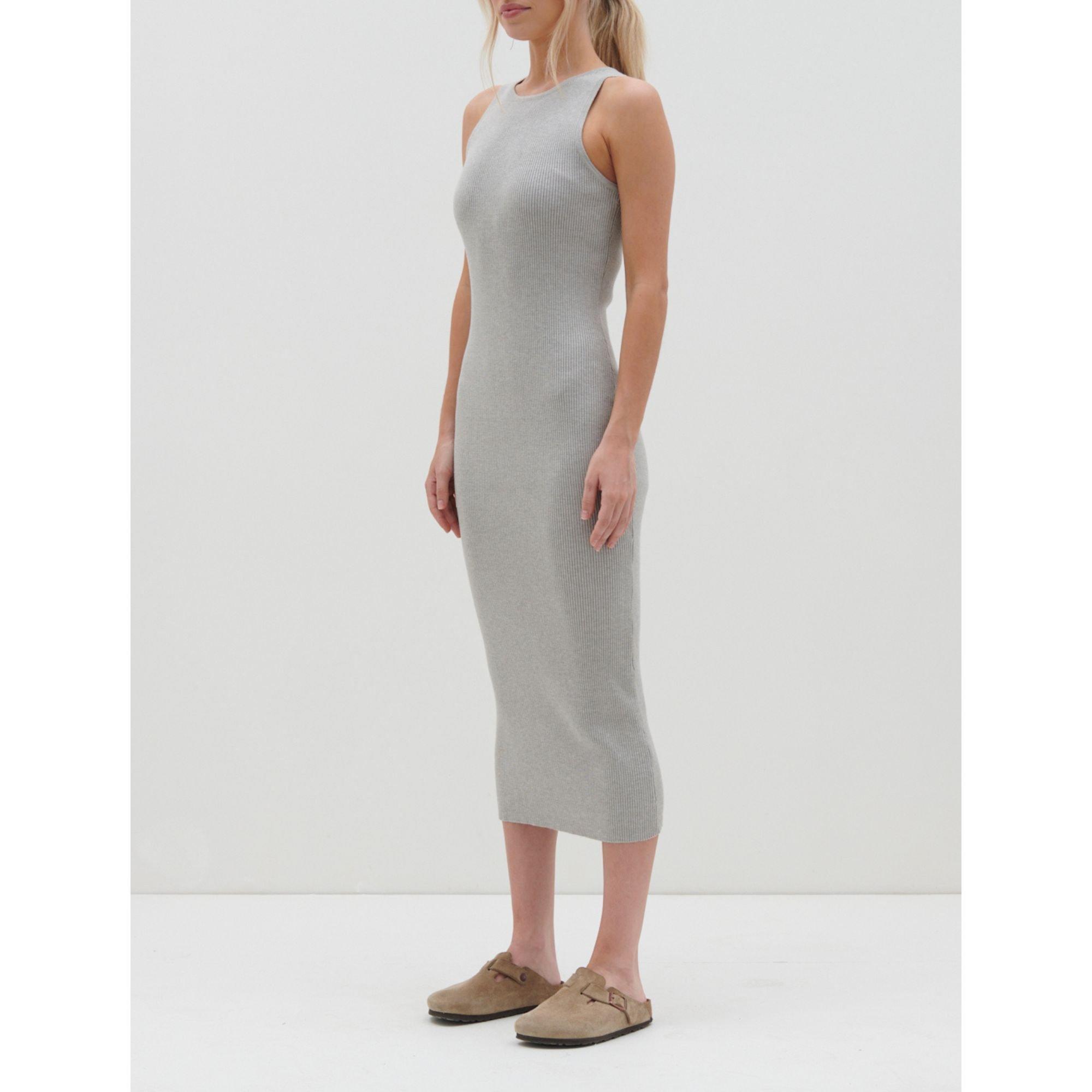 Grey - Pretty Lavish - P. Bilie Knitted Jumper Dress - 2