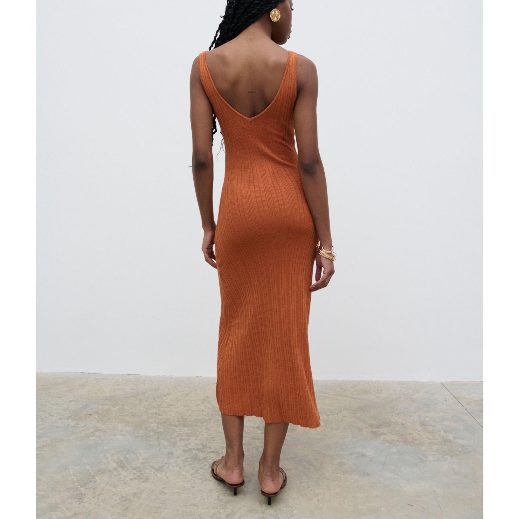 Copper - Pretty Lavish - Knitted Jumper Dress - 3
