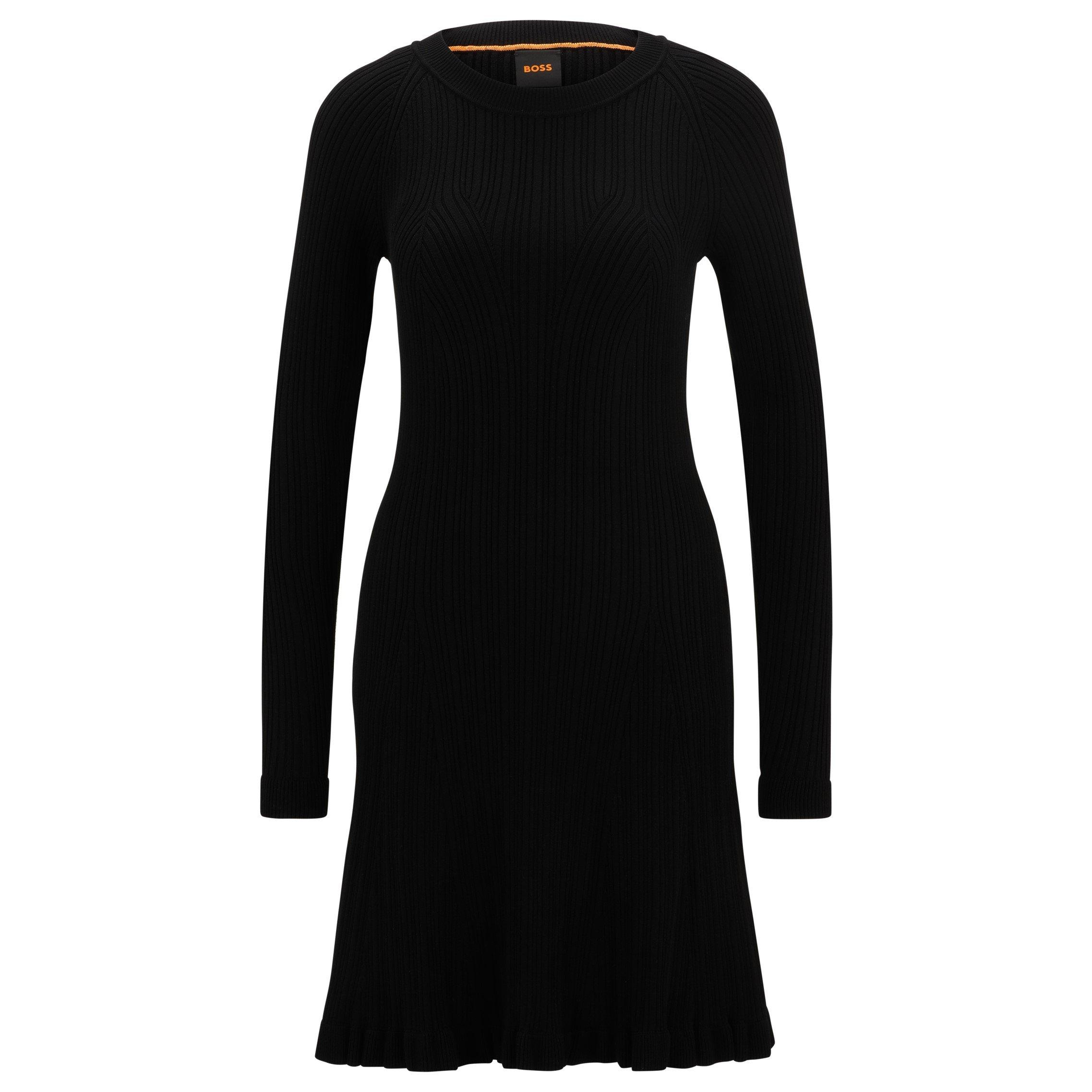 Boss Women's C Furner Knitted Top - Black - 14 (L)