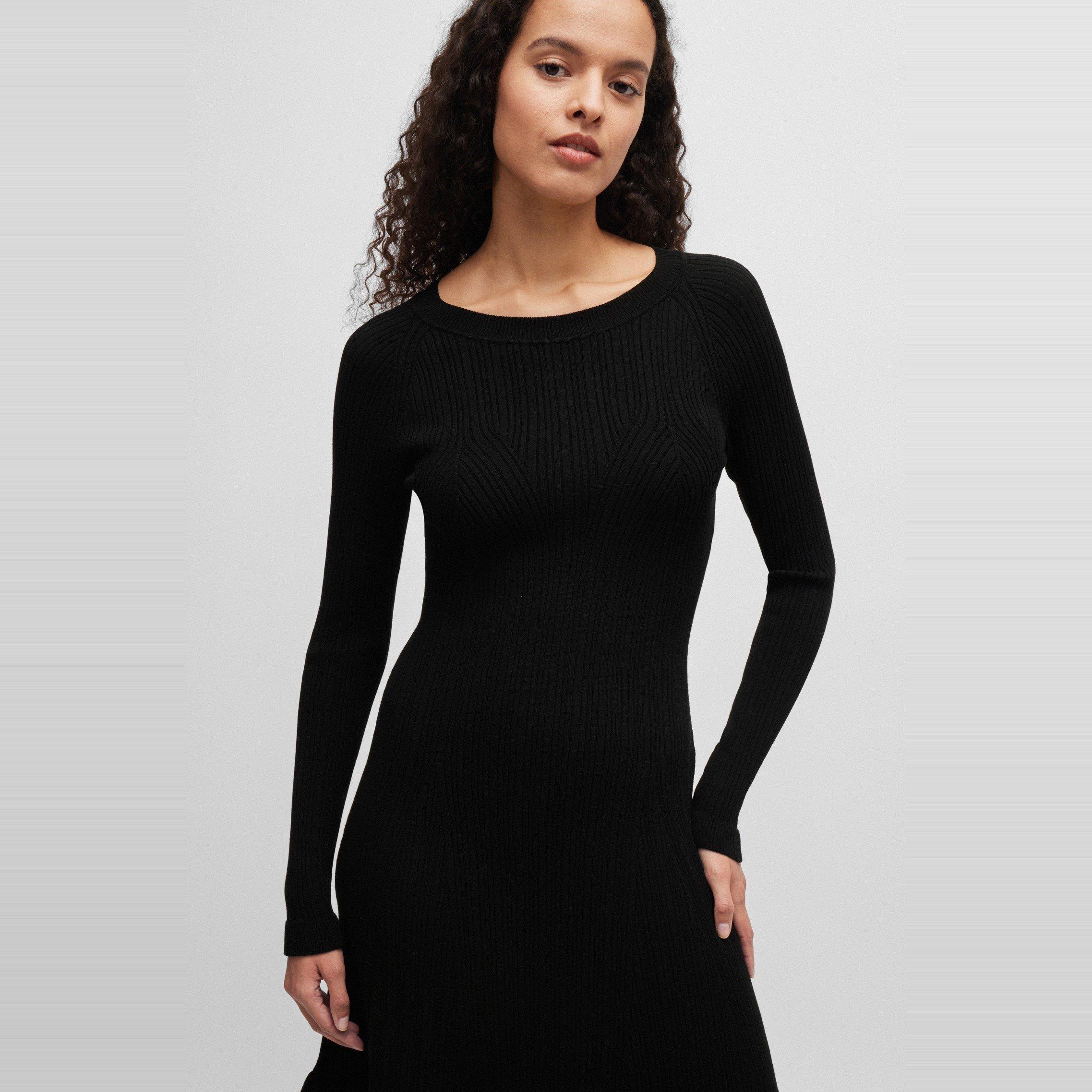 Black - Boss - Women's C Furner Knitted Top - 5