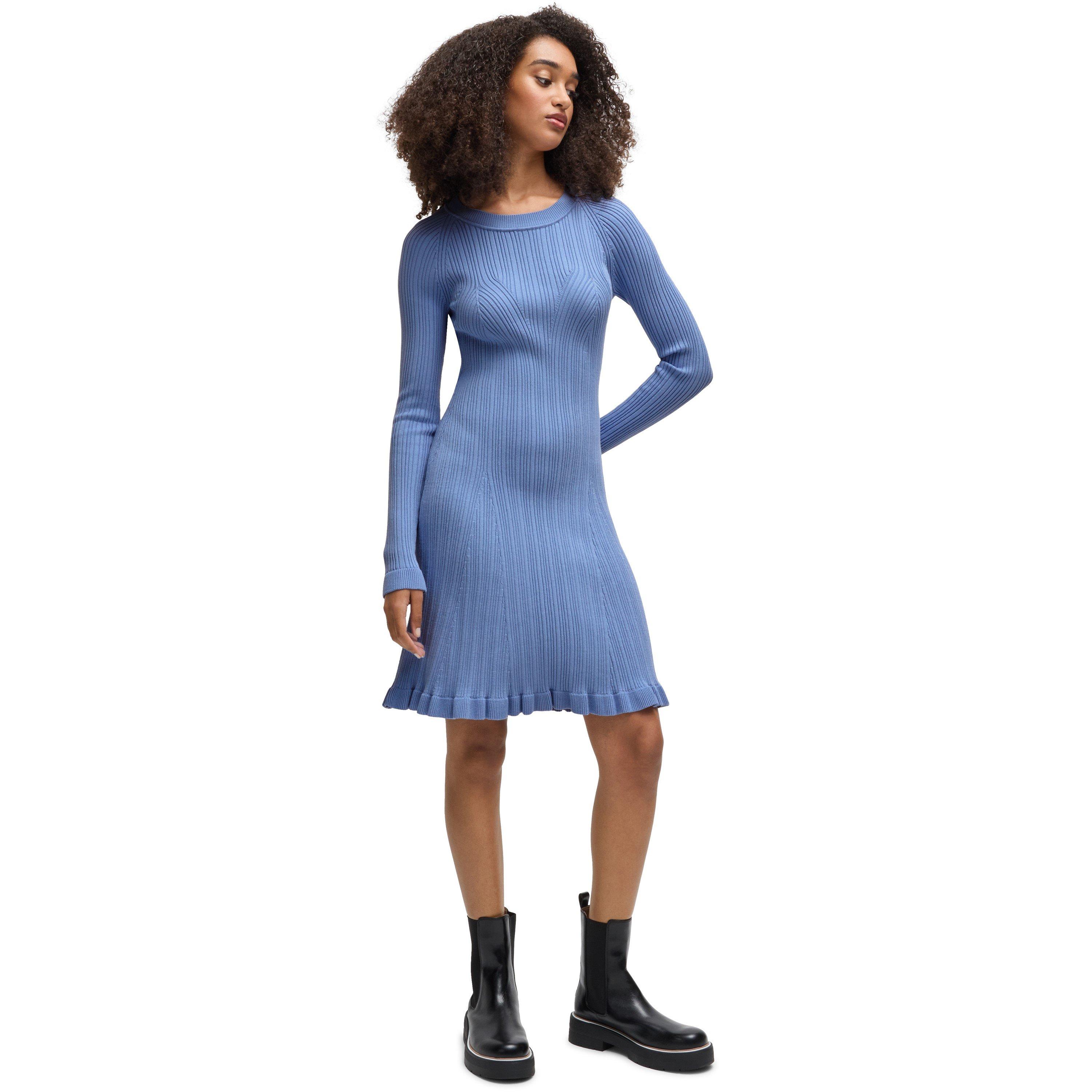 Bright Blue - Boss - Women's C Furner Knitted Top - 2