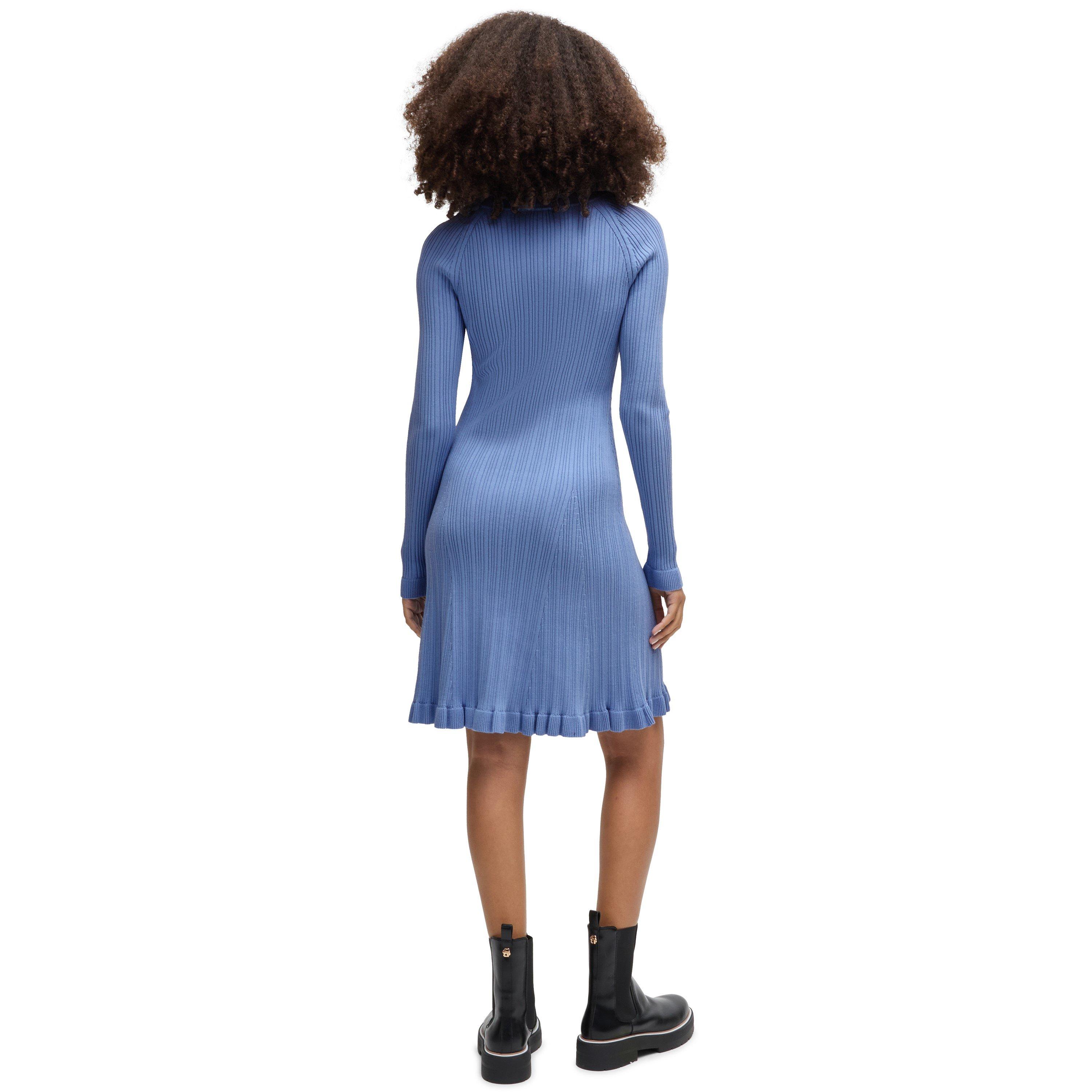 Bright Blue - Boss - Women's C Furner Knitted Top - 3