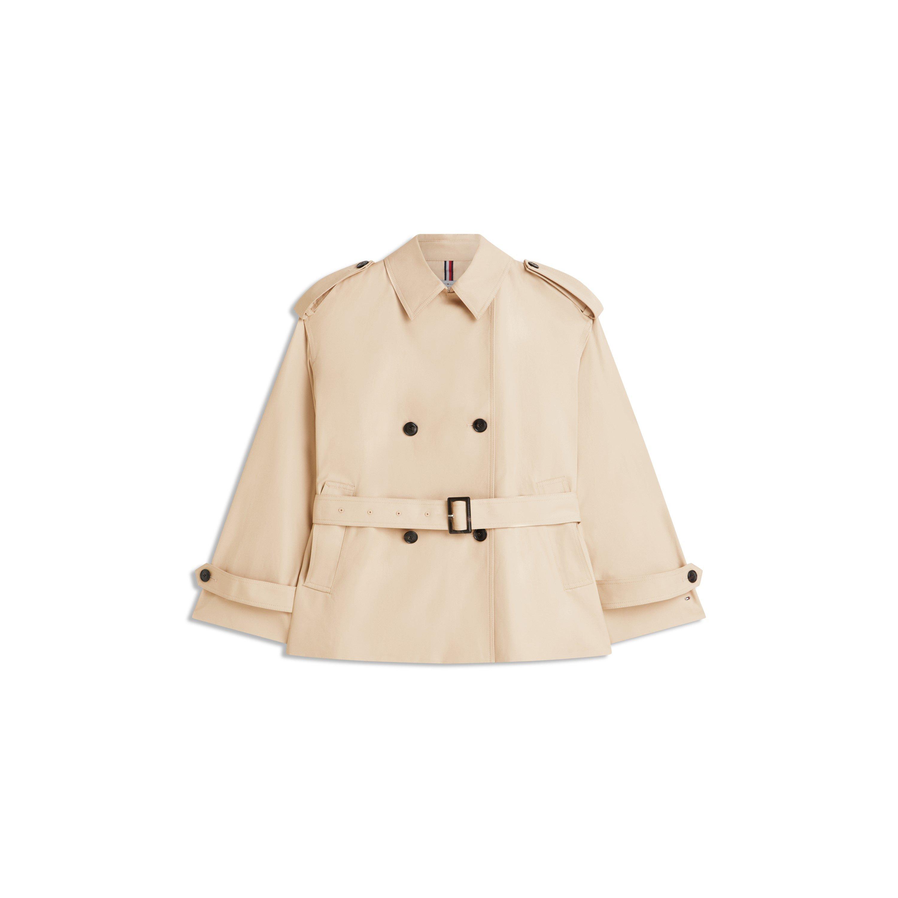 Tommy Hilfiger Women's Trench Coat - Beige - 14 (L)