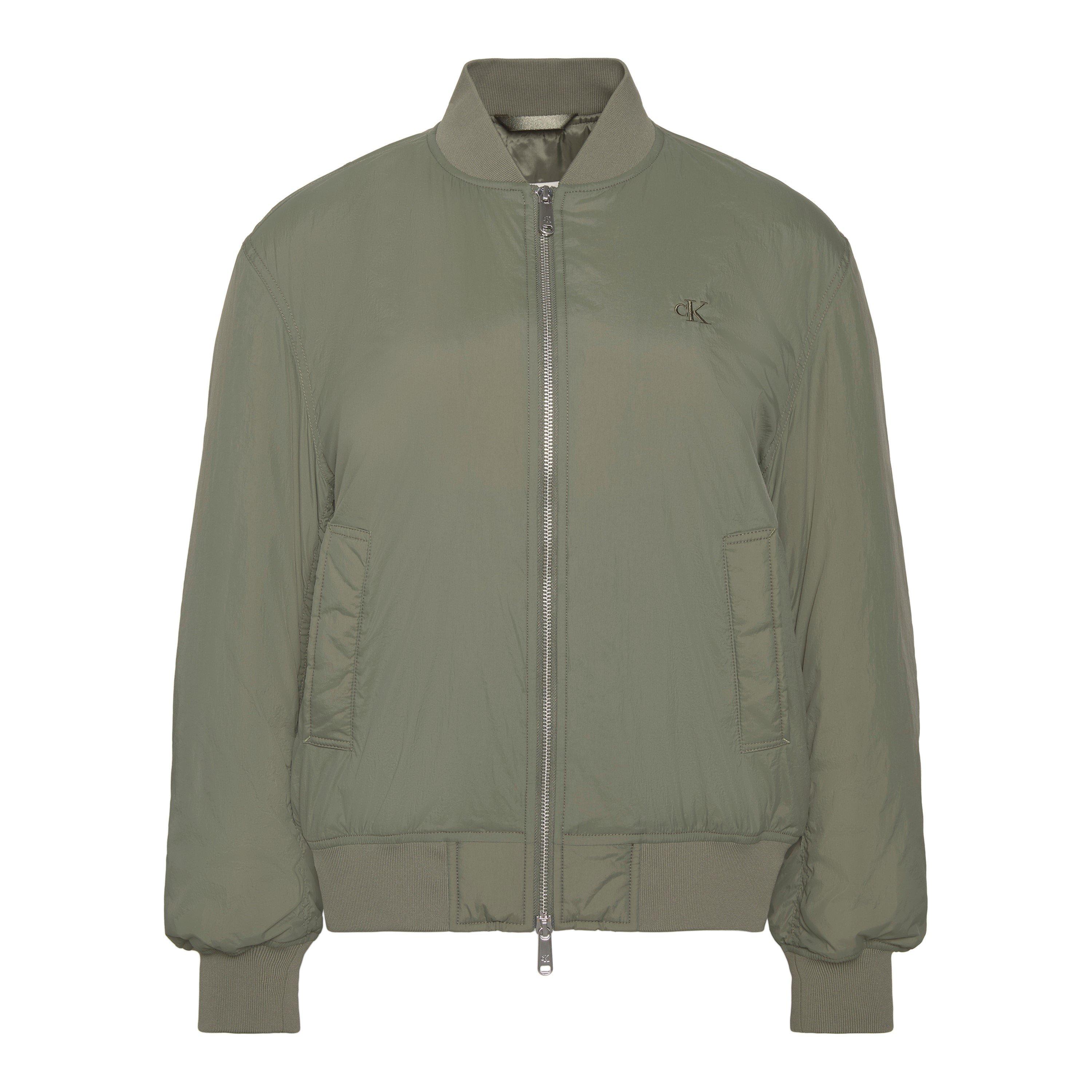 Calvin Klein Jeans Women's Bomber Jacket - Dusty Olive - 14 (L)