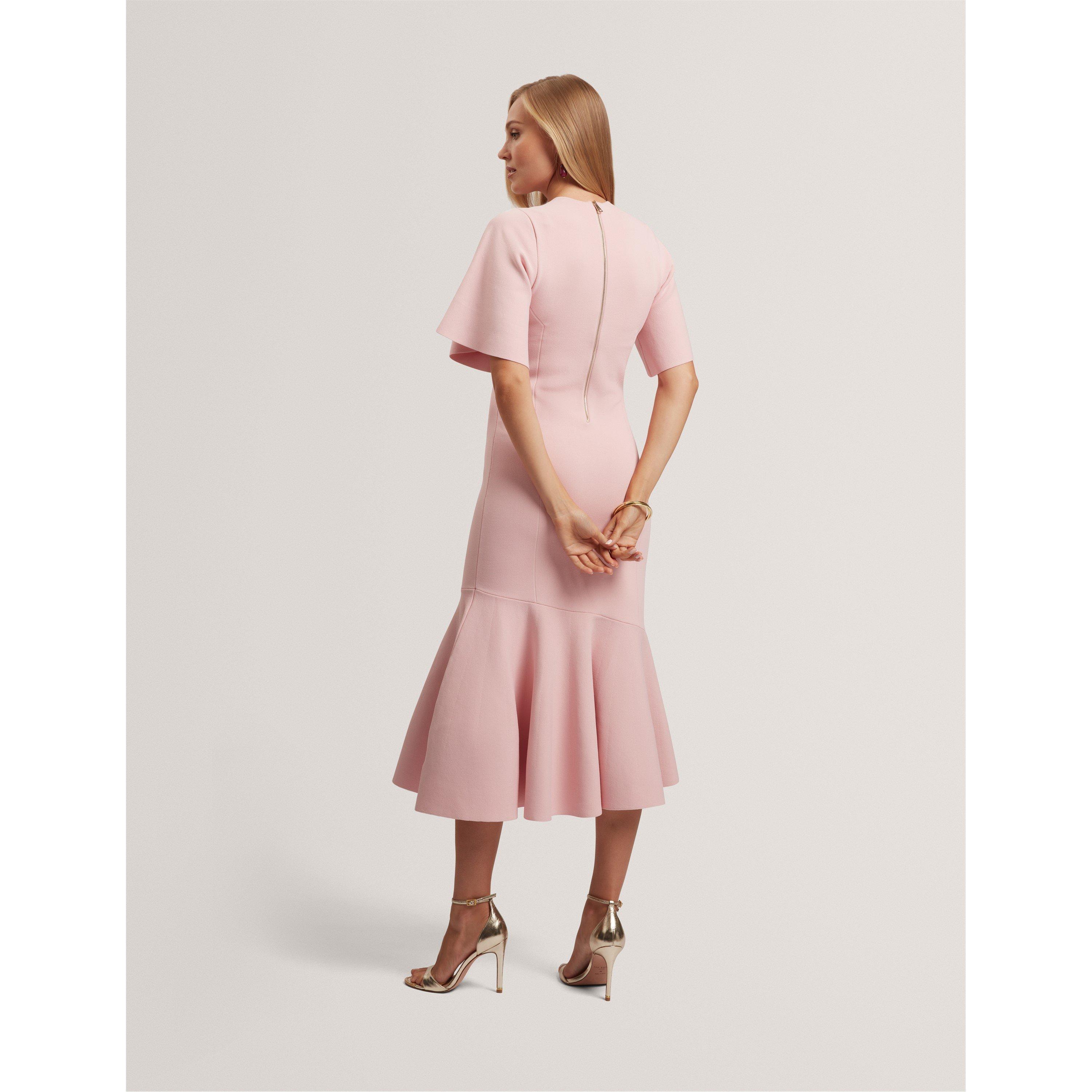 Pink - Ted Baker - Ted SS Knit Midi Drs Ld61 - 3