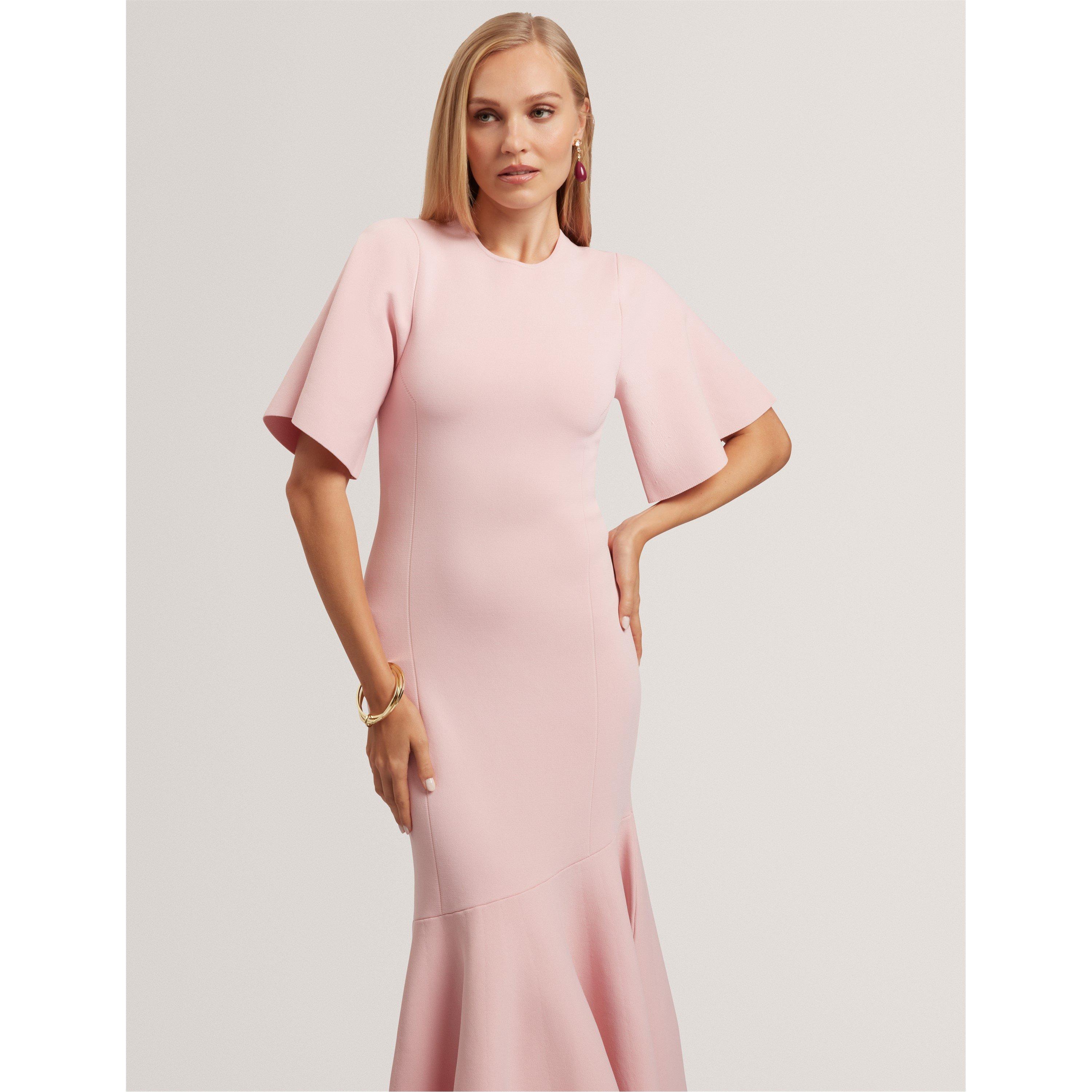 Pink - Ted Baker - Ted SS Knit Midi Drs Ld61 - 5