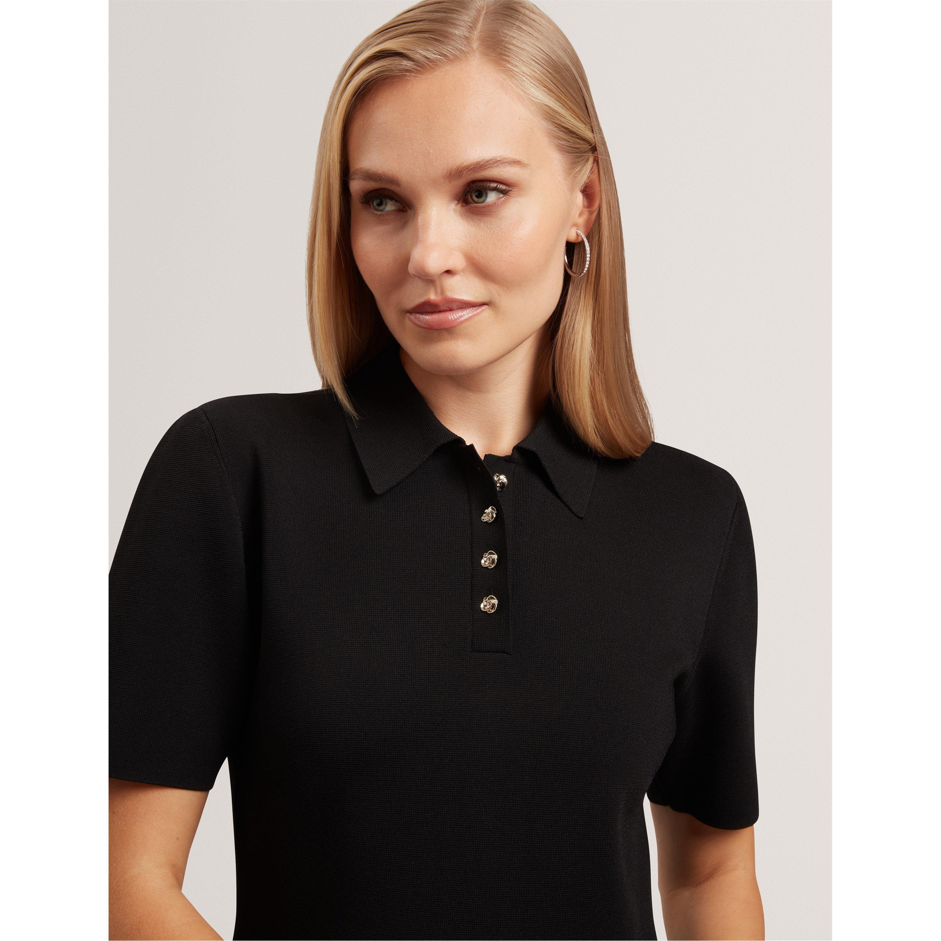 Black - Ted Baker - Ted Knit Skater Drs Ld61 - 4