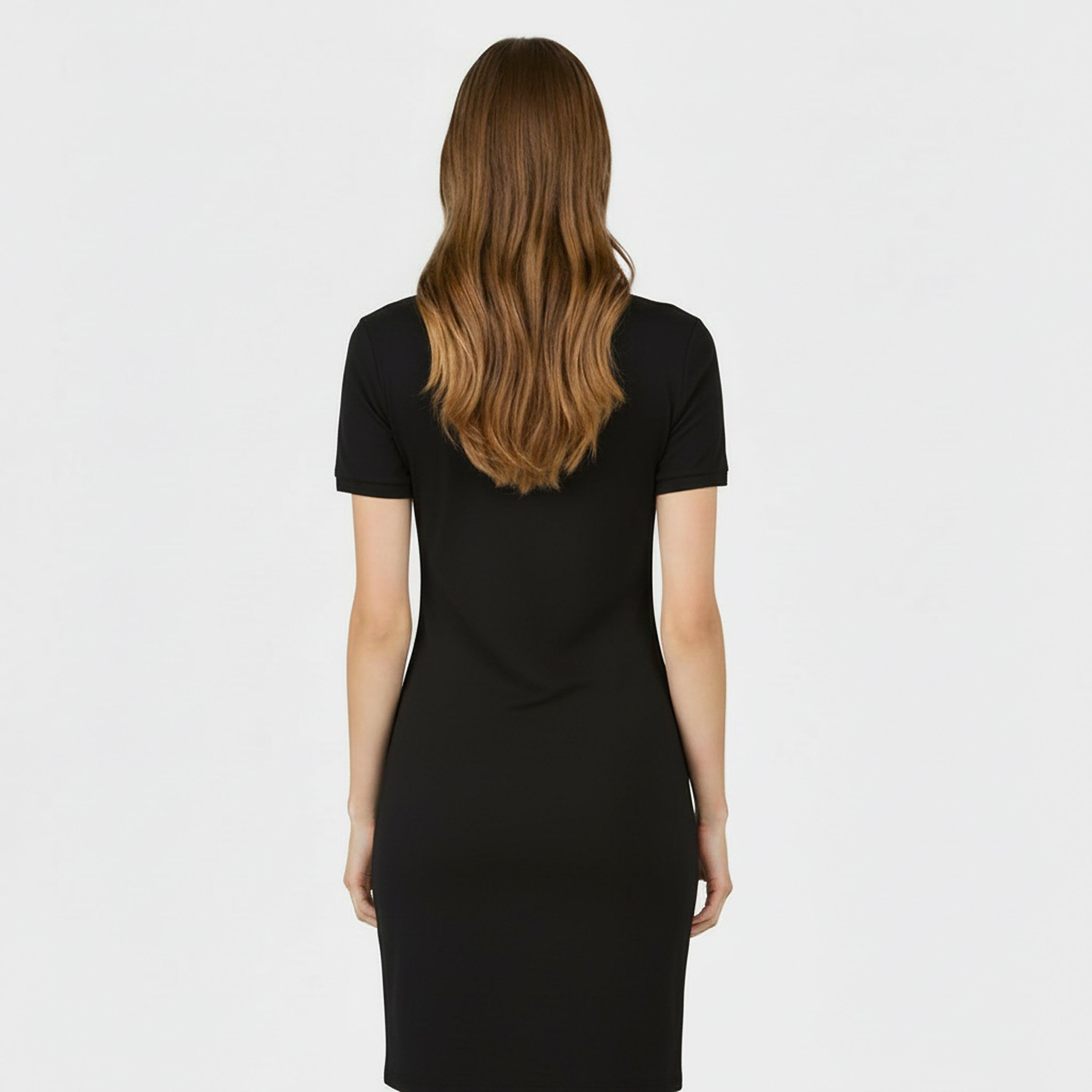 Black - Jack Wills - Goodrington Side Stripe Ringer Mini Dress - 4