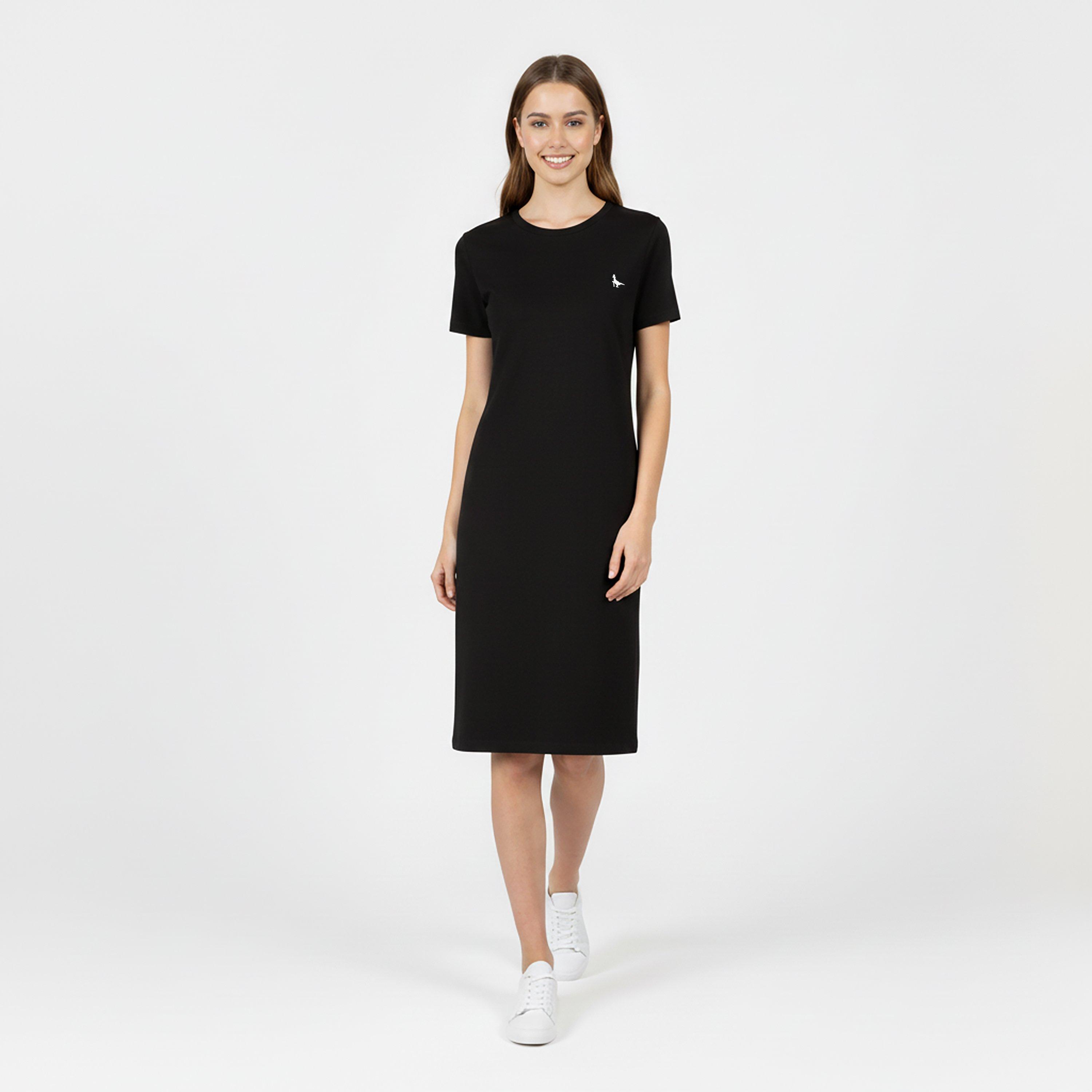 Black - Jack Wills - Goodrington Side Stripe Ringer Mini Dress - 5