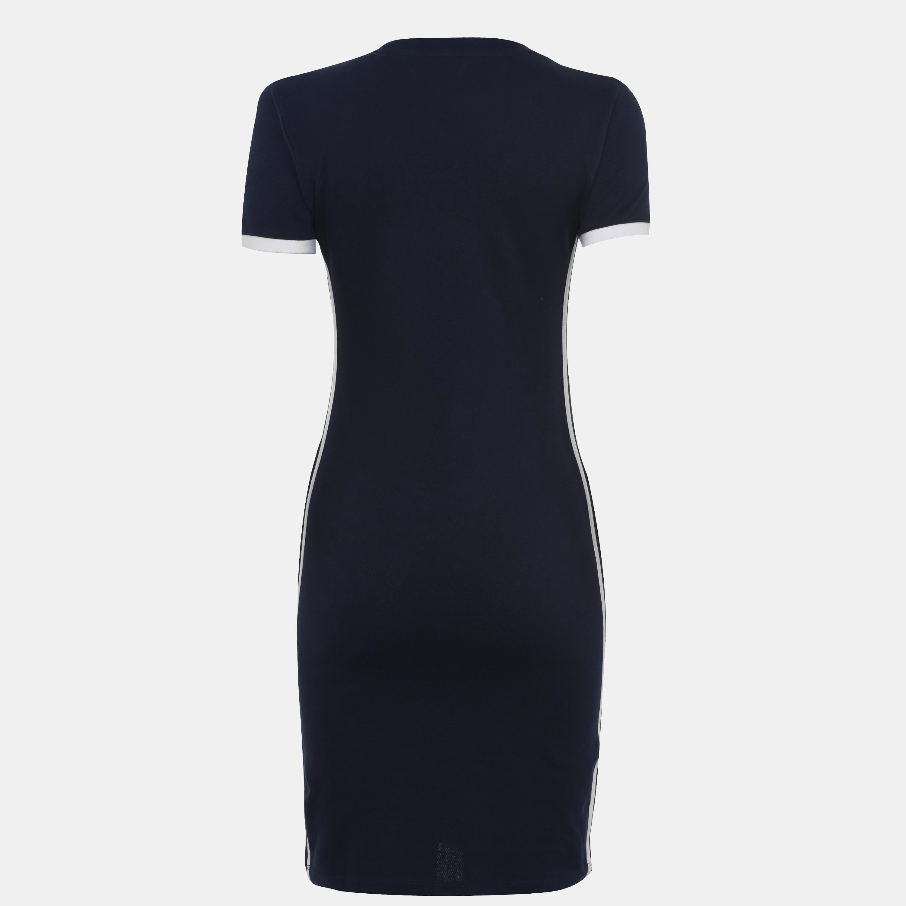 Navy - Jack Wills - Goodrington Side Stripe Ringer Mini Dress - 2