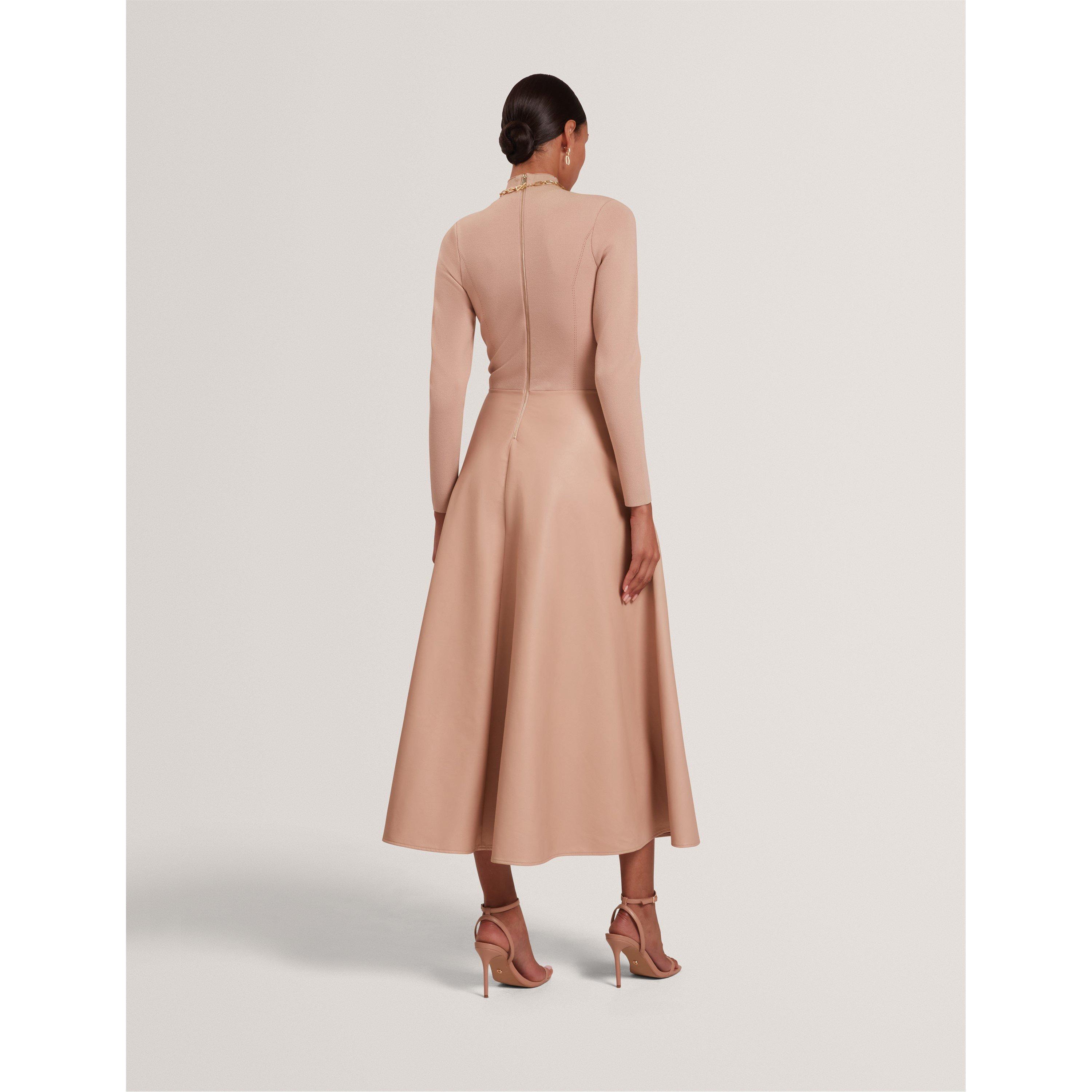 Taupe - Ted Baker - Ted Knit Top Dress Ld61 - 3