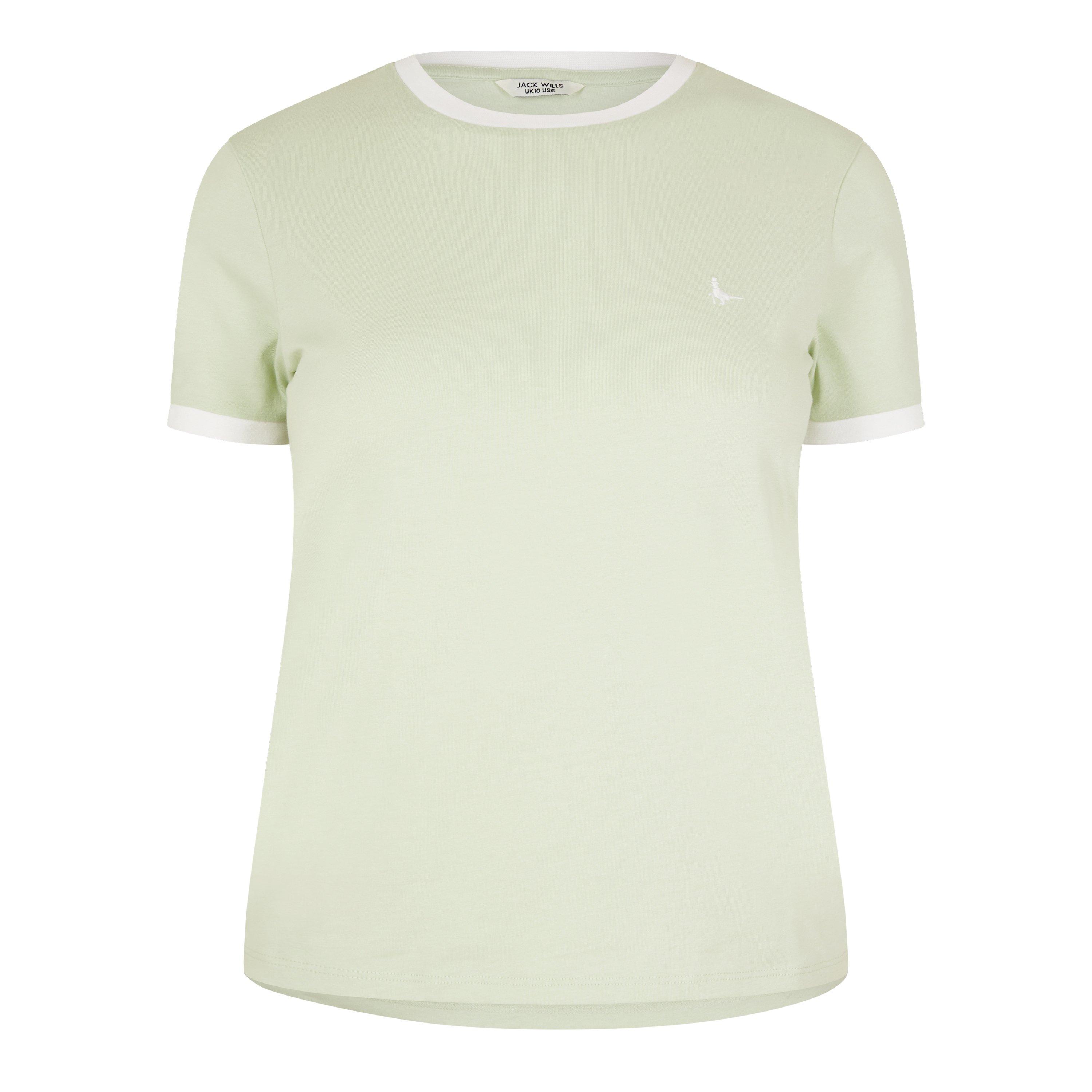 ジャック ウィルス Jack Wills 【 Trinkey Ringer T-Shirt Women 】 レディース Jack Wills Trinkey Long Sleeve Ringer T-Shirt | Jack Wills