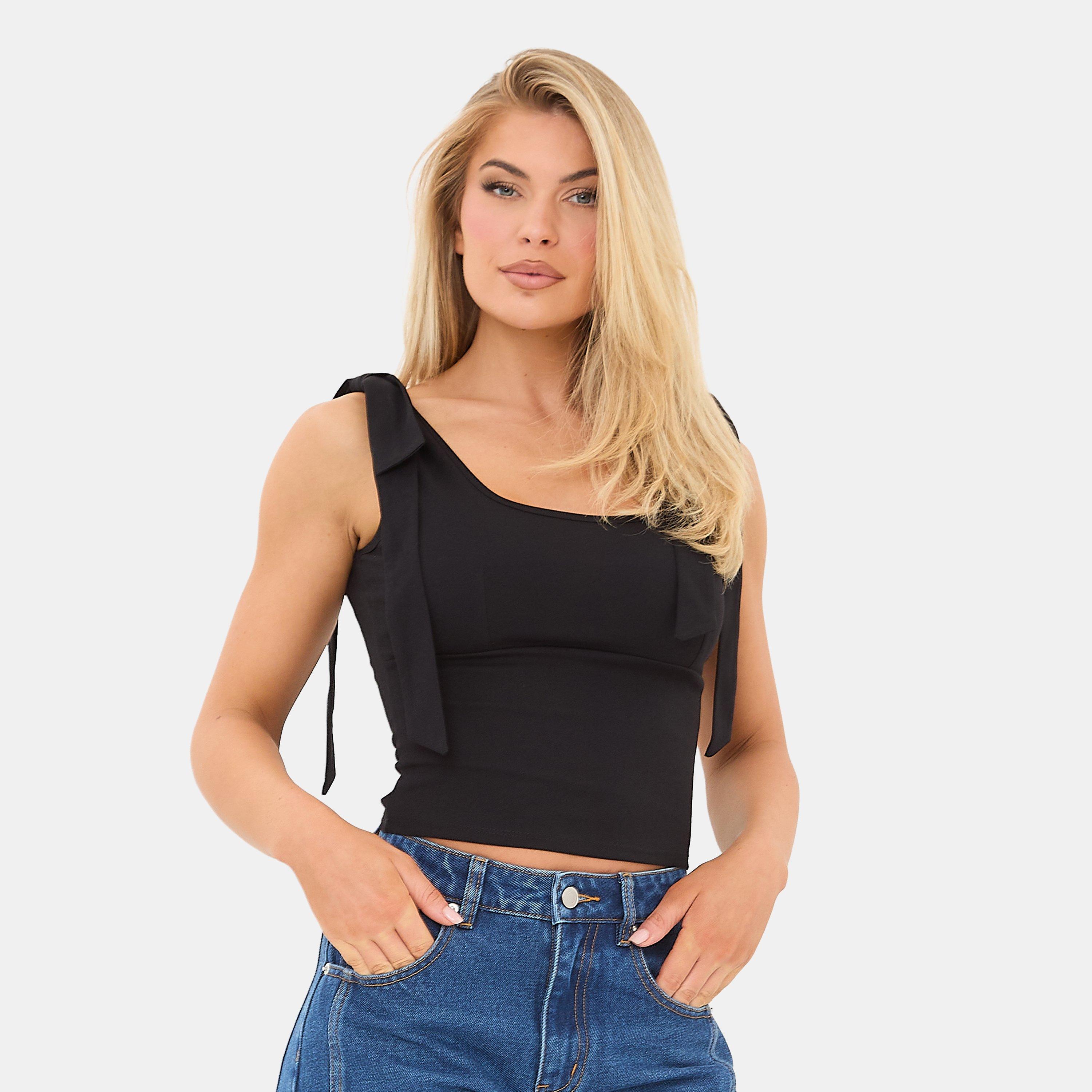 Black - I Saw It First - Bow Top - 1