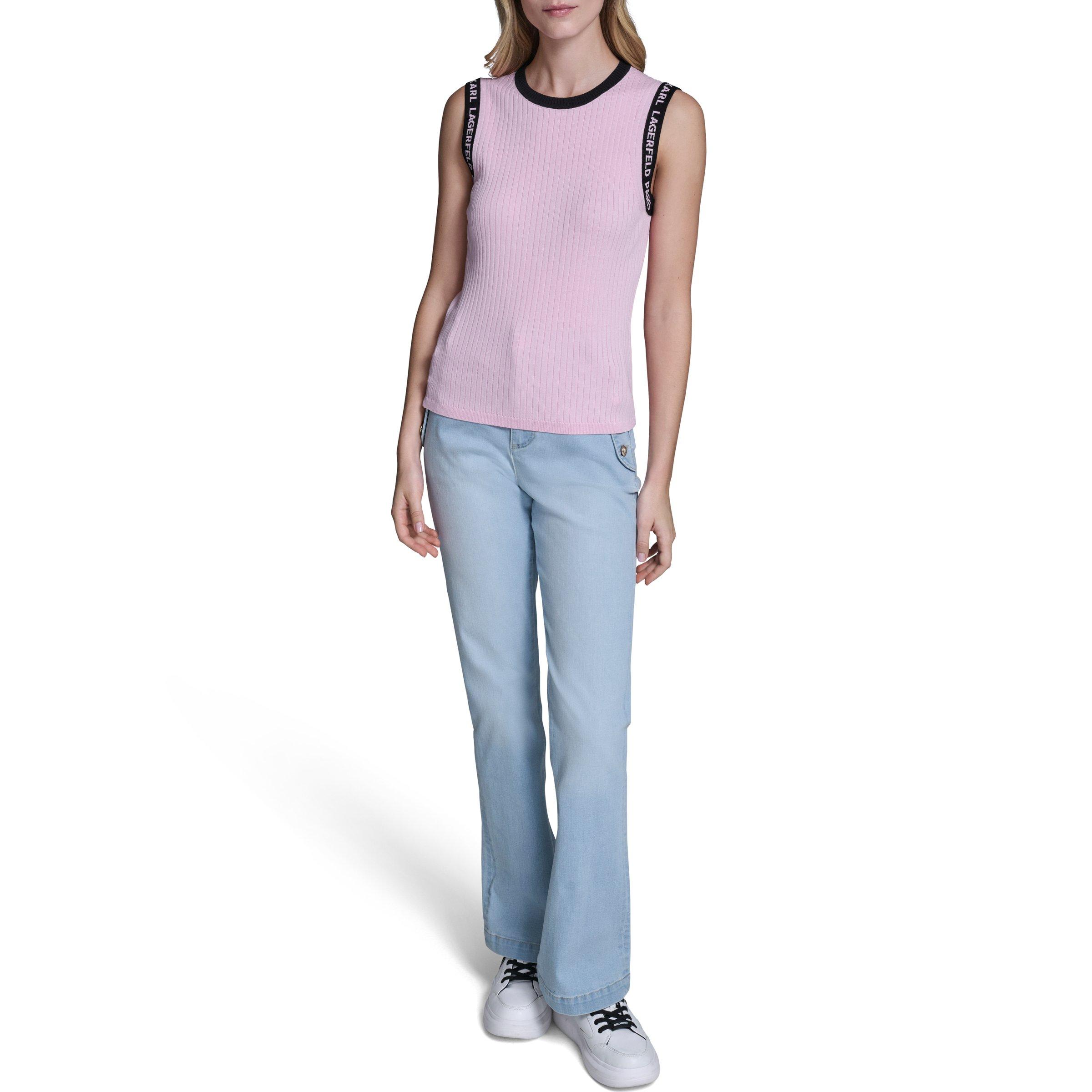 Ballet Slipper - Karl Lagerfeld - Karl Logo Vest Ld62 - 4