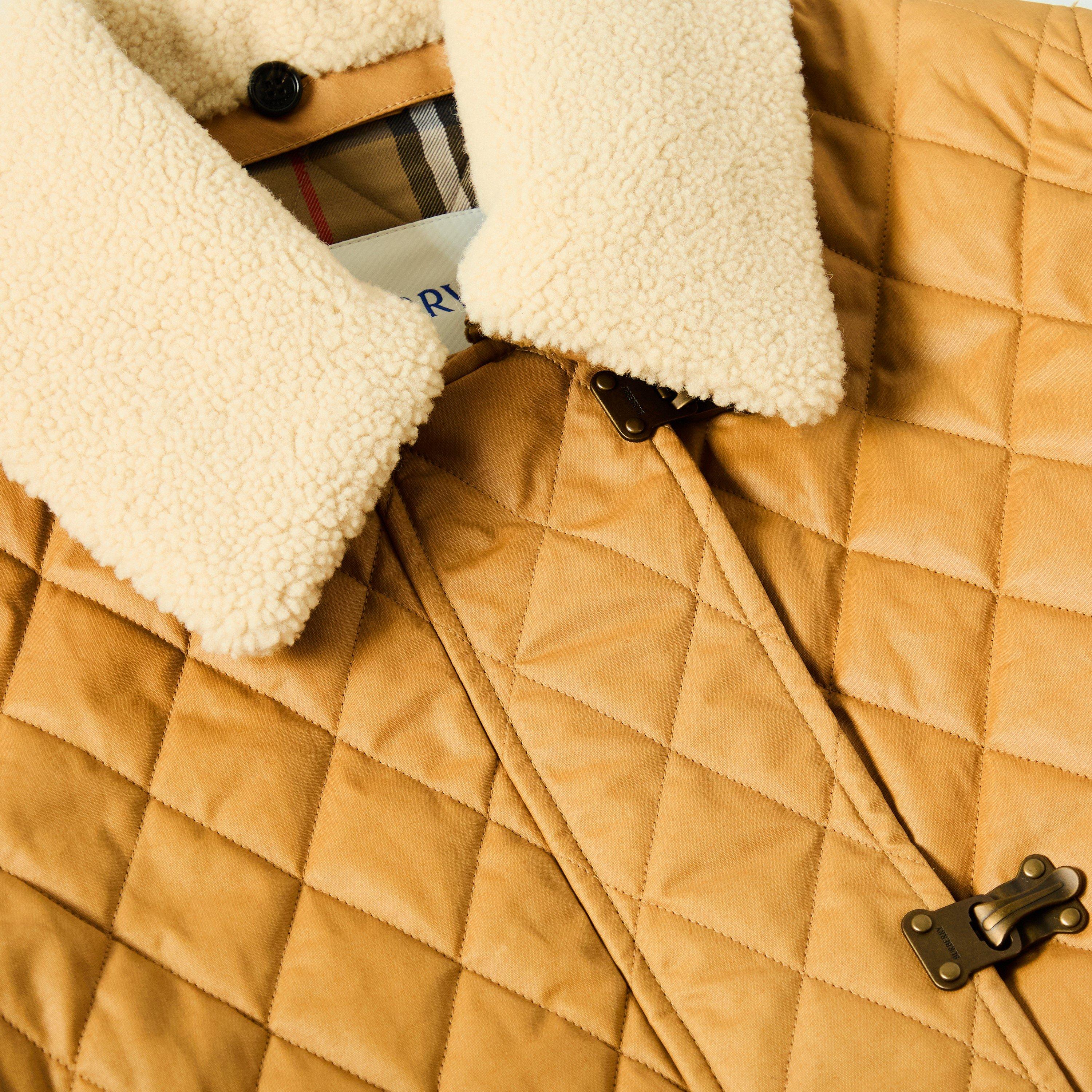 Sepia/Hay - Burberry - Women's Burb Howle Quilted Jacket - 3