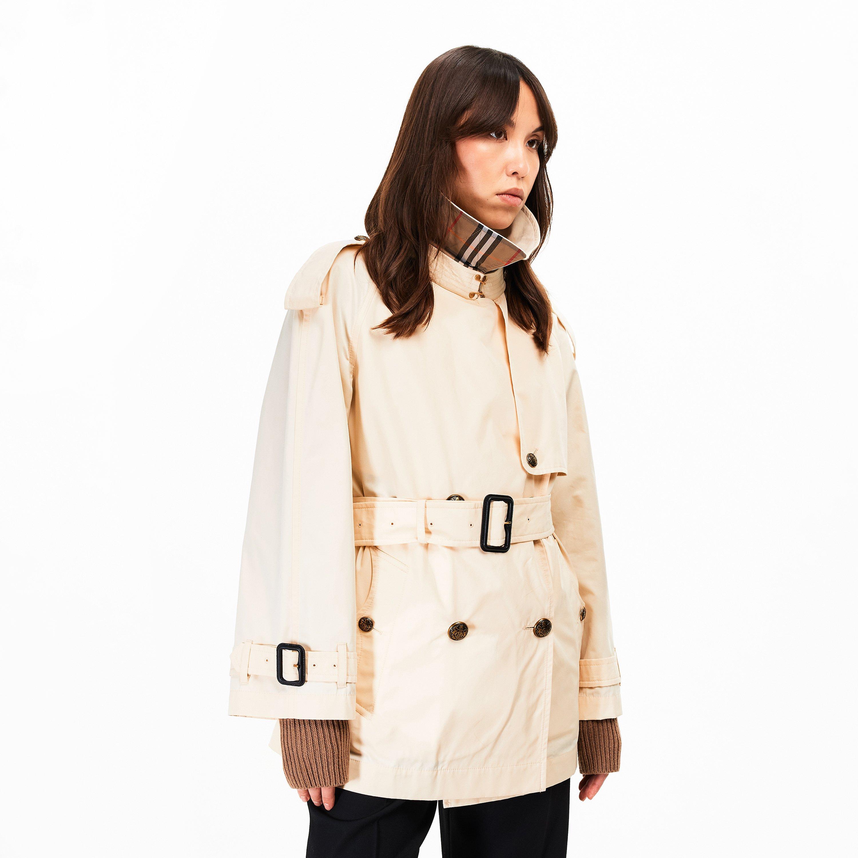 Ceramic White - Burberry - Women's Burb Fitzrovia Trench Coat - 3