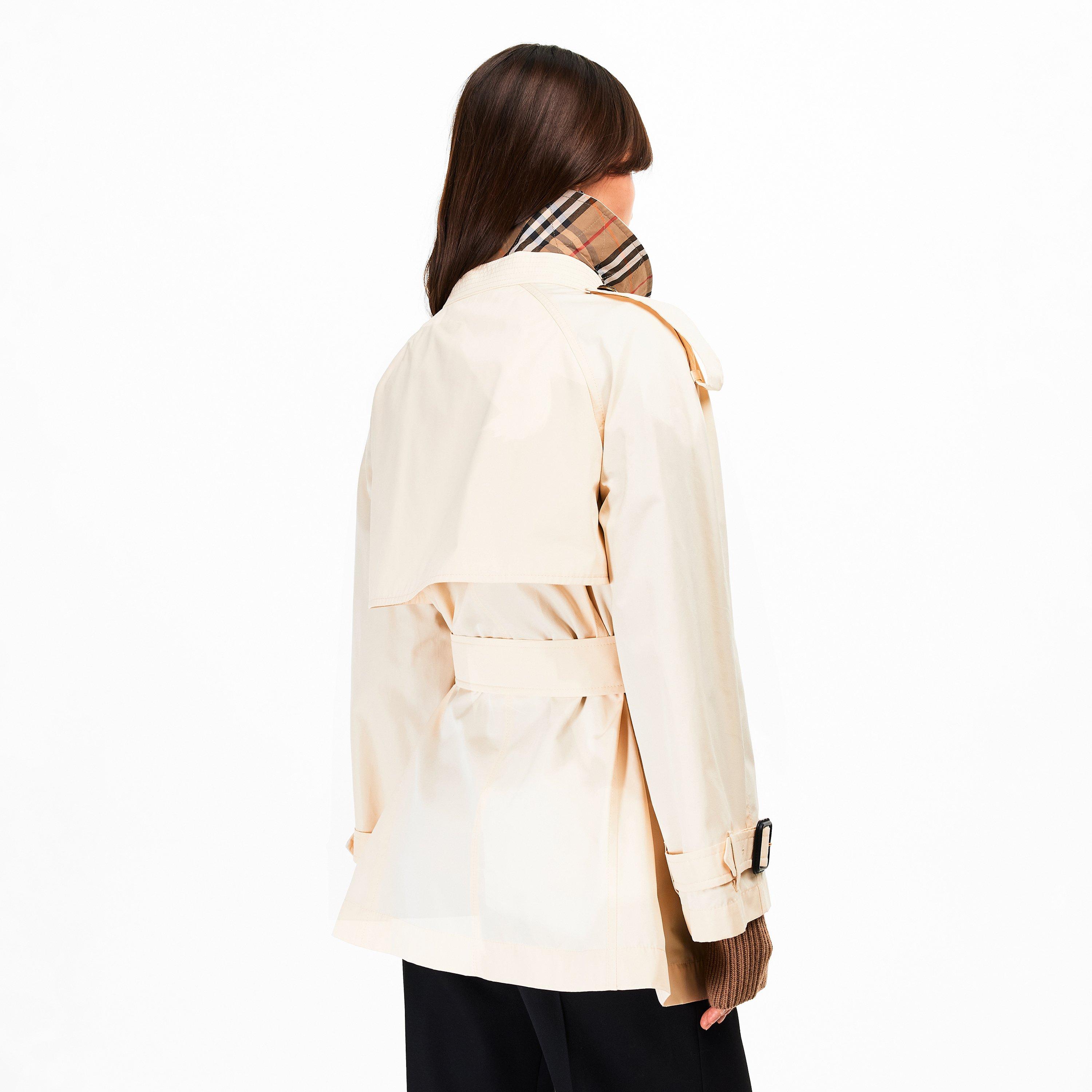 Ceramic White - Burberry - Women's Burb Fitzrovia Trench Coat - 4