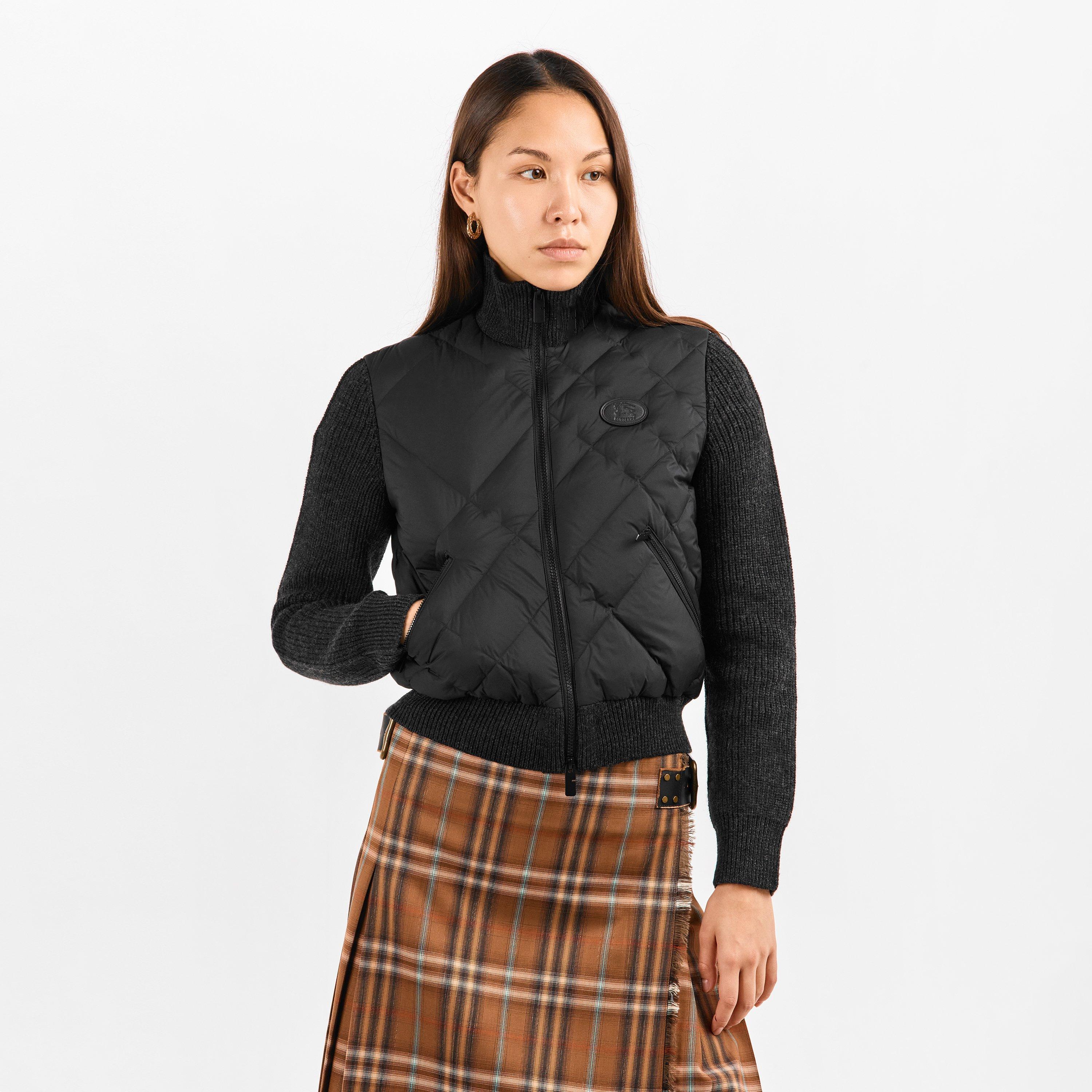 Black - Burberry - Women's Burb Kelsey Quilted Jacket - 3