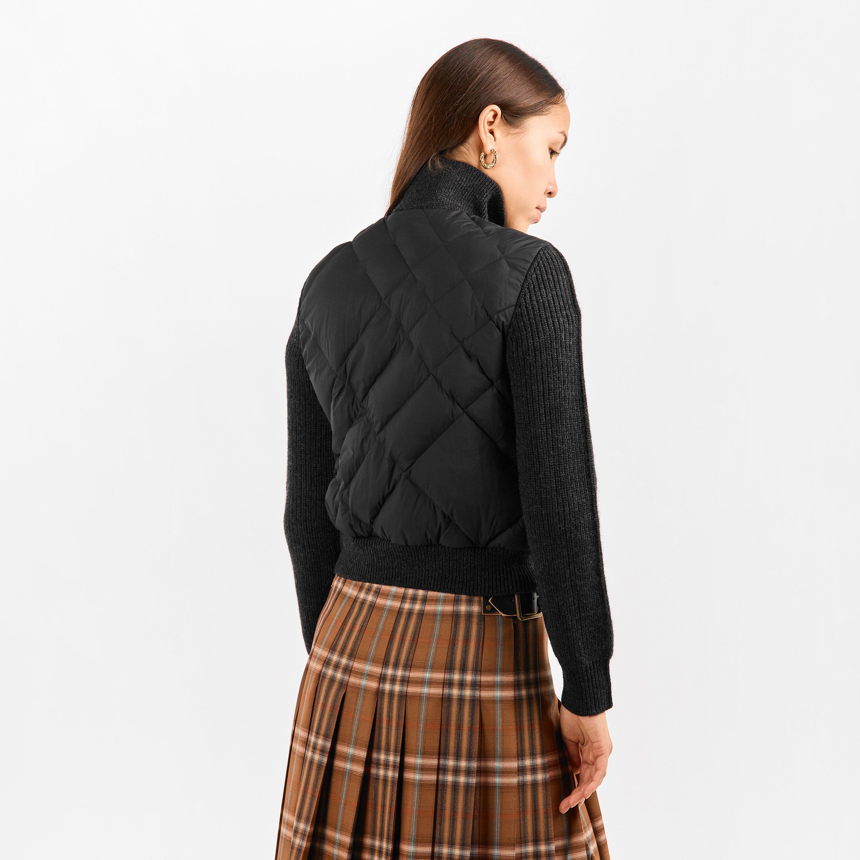 Black - Burberry - Women's Burb Kelsey Quilted Jacket - 4