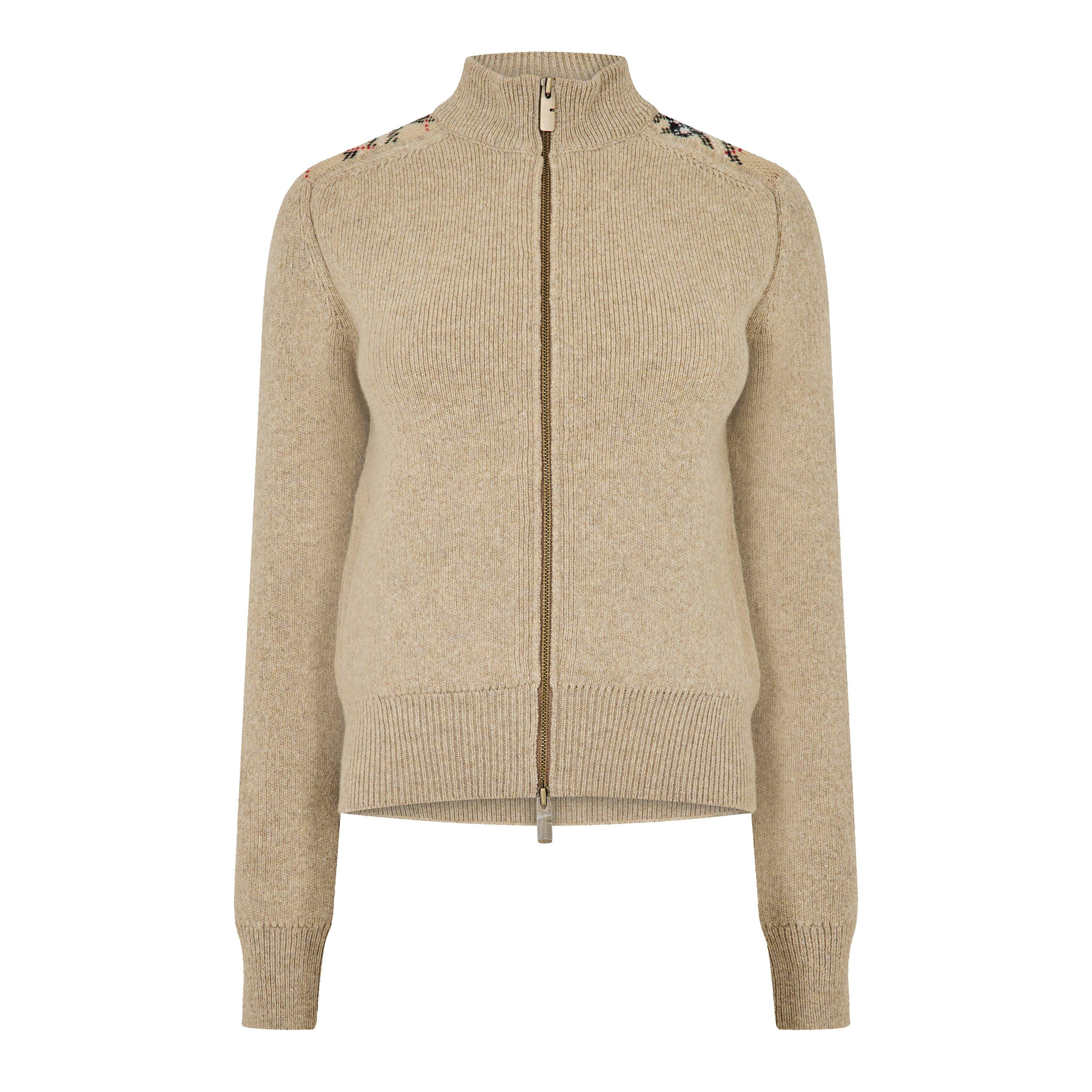 Burberry Women's Burb Jemima CMP Knitted Top - Light Brown - Size 14 (L)