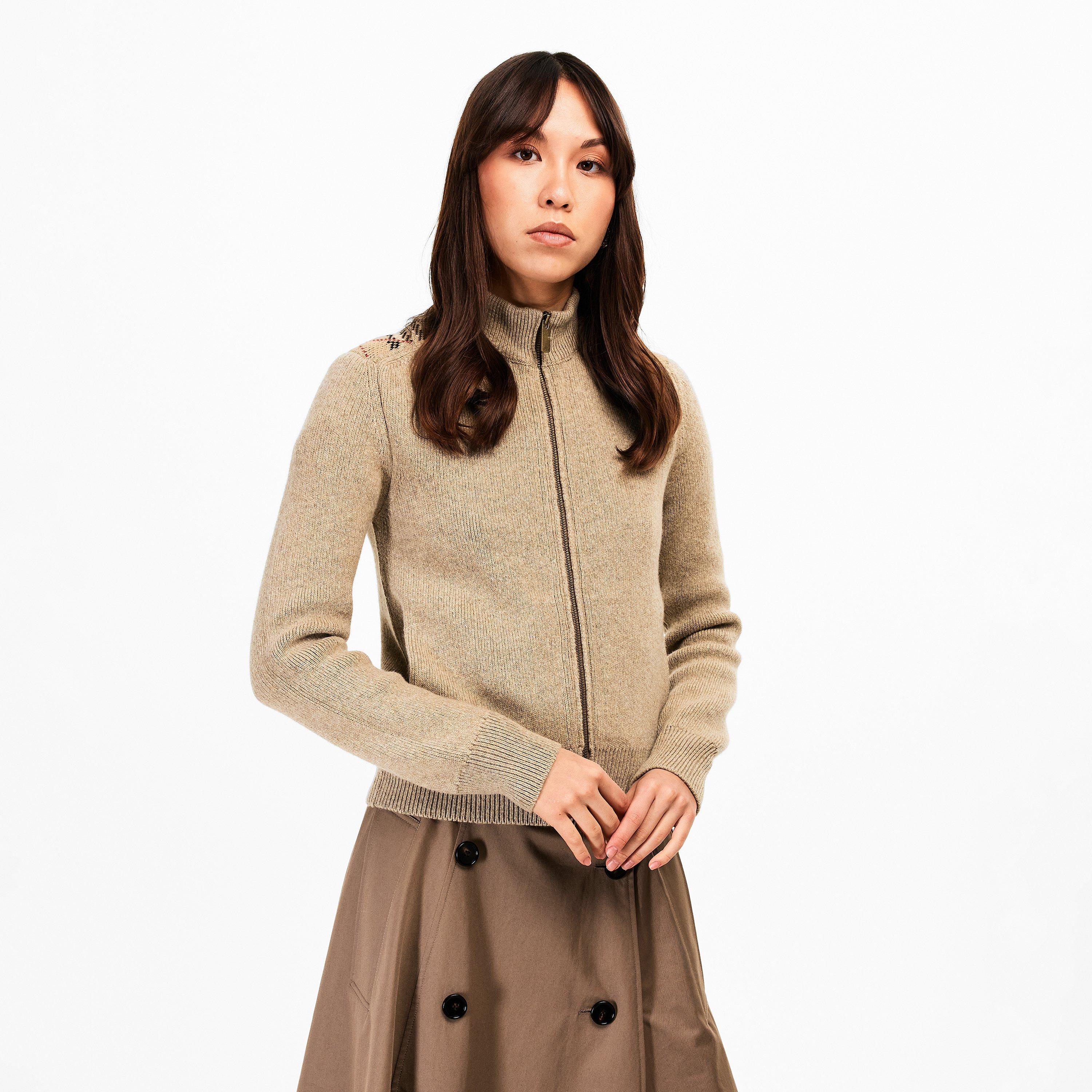 Light Brown - Burberry - Women's Burb Jemima CMP Knitted Top - 3