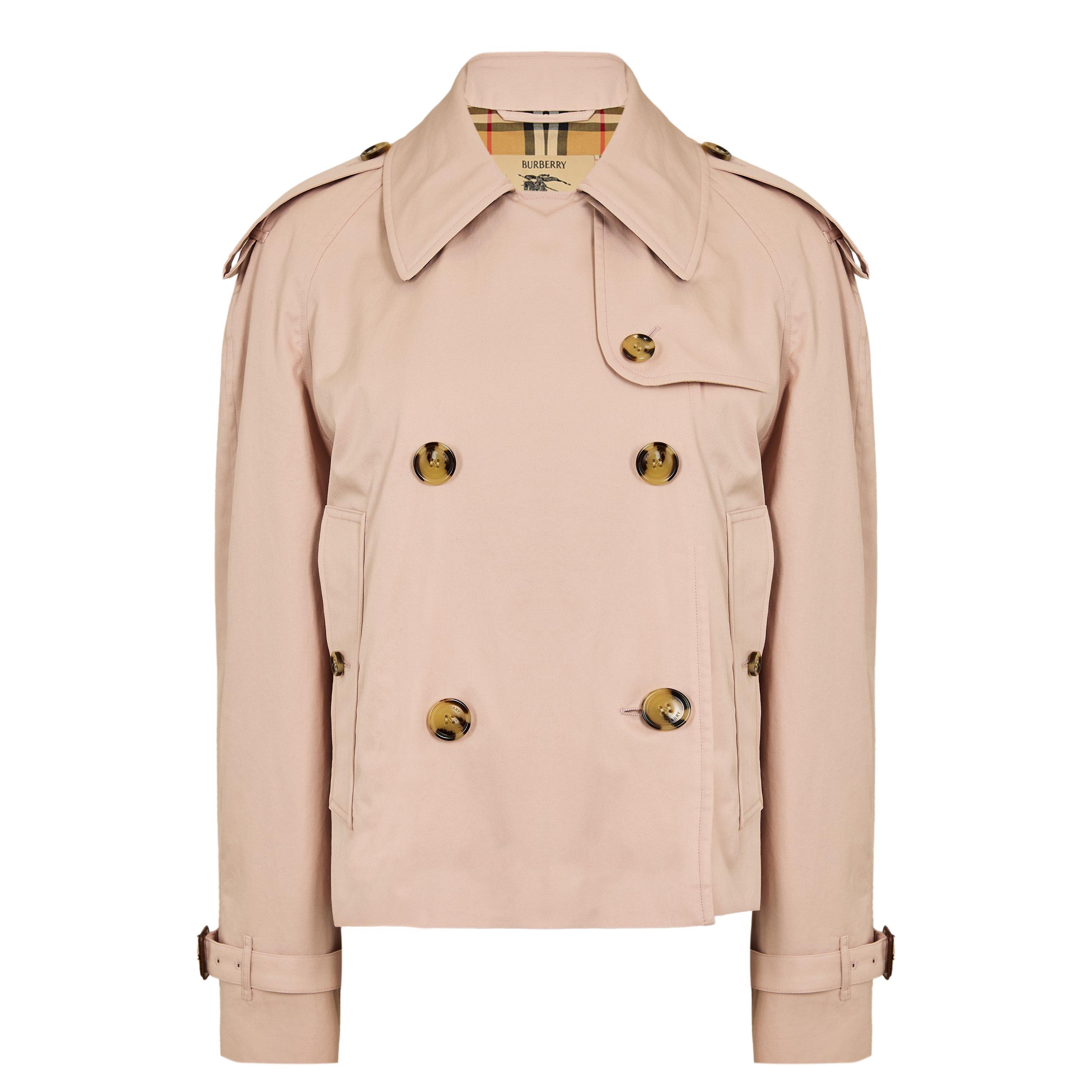 Burberry Women's Burb Haltye Trench Coat - Pale Sugar - Size 14 (L)