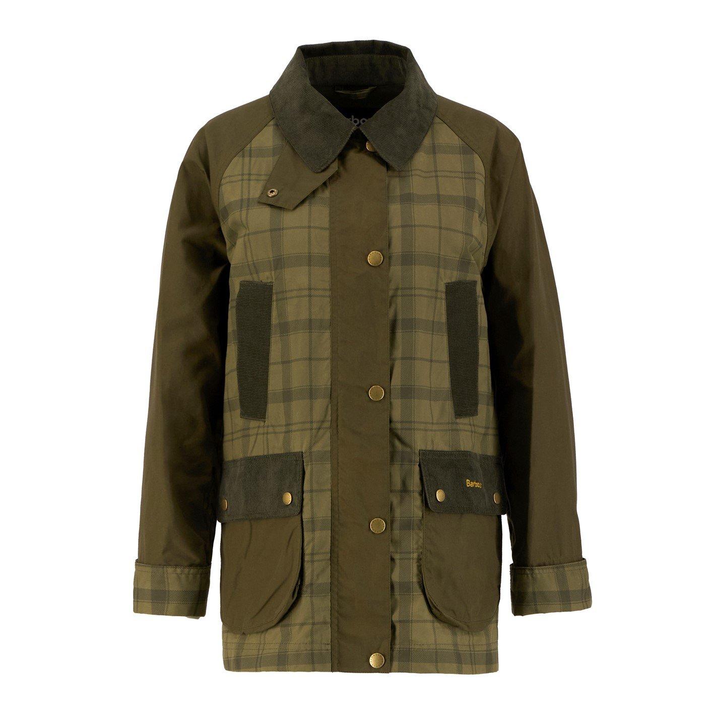 Barbour Women's Barn Jacket - Green/Olive - 16 (XL)