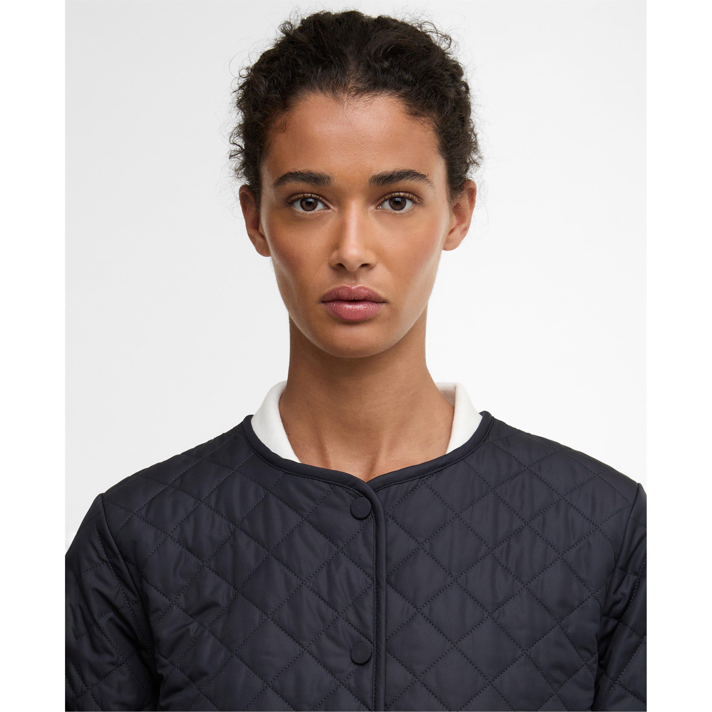 Navy/Tartan - Barbour - Womens Cashel Jacket - 4