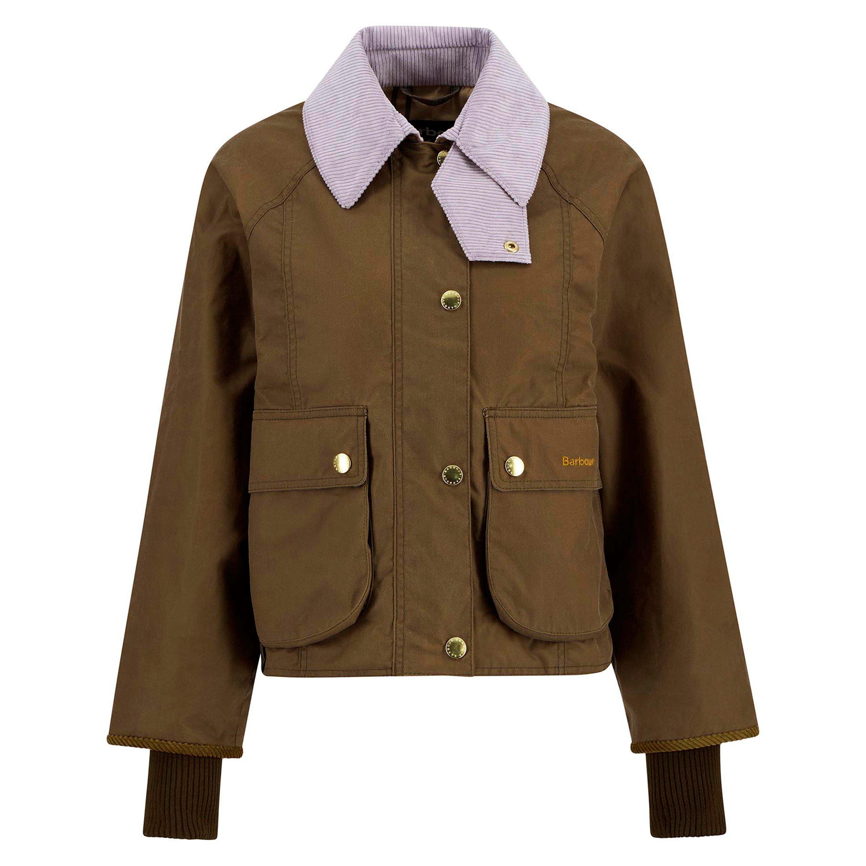 Barbour Women's Wax Jacket - Sand/Heather - 16 (XL)