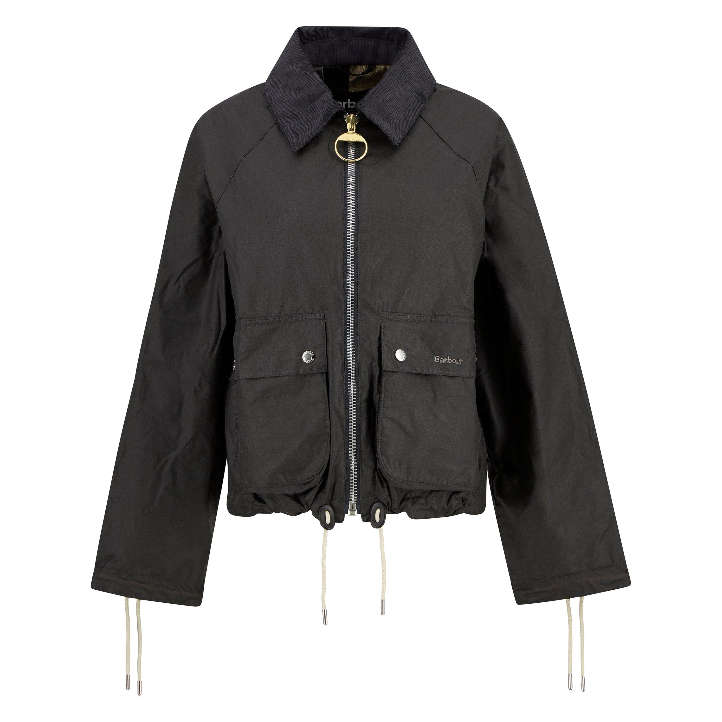 Barbour Women's Marron Wax Jacket - Grey/Dress - 10 (S)