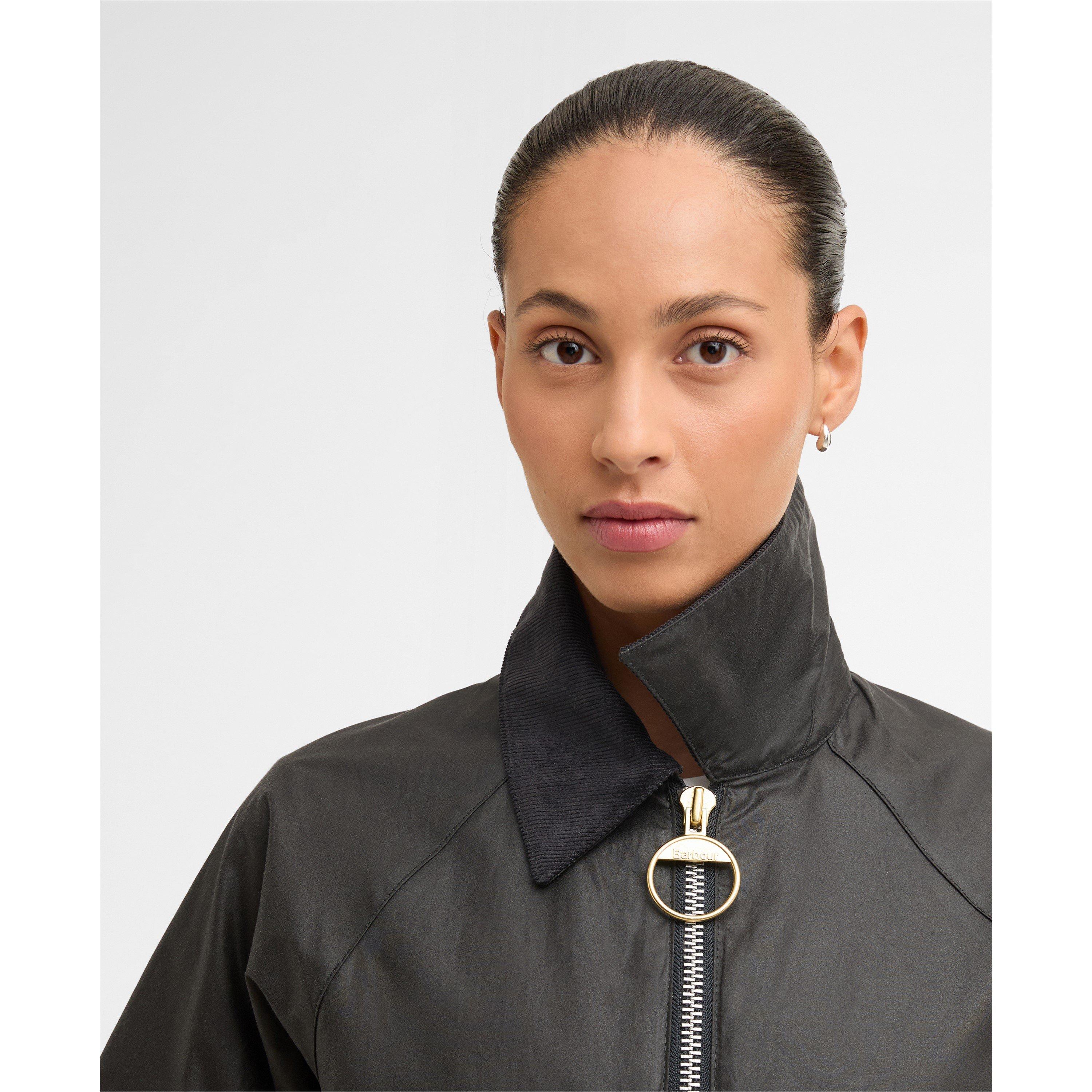 Grey/Dress - Barbour - Womens Marron Wax Jacket - 4